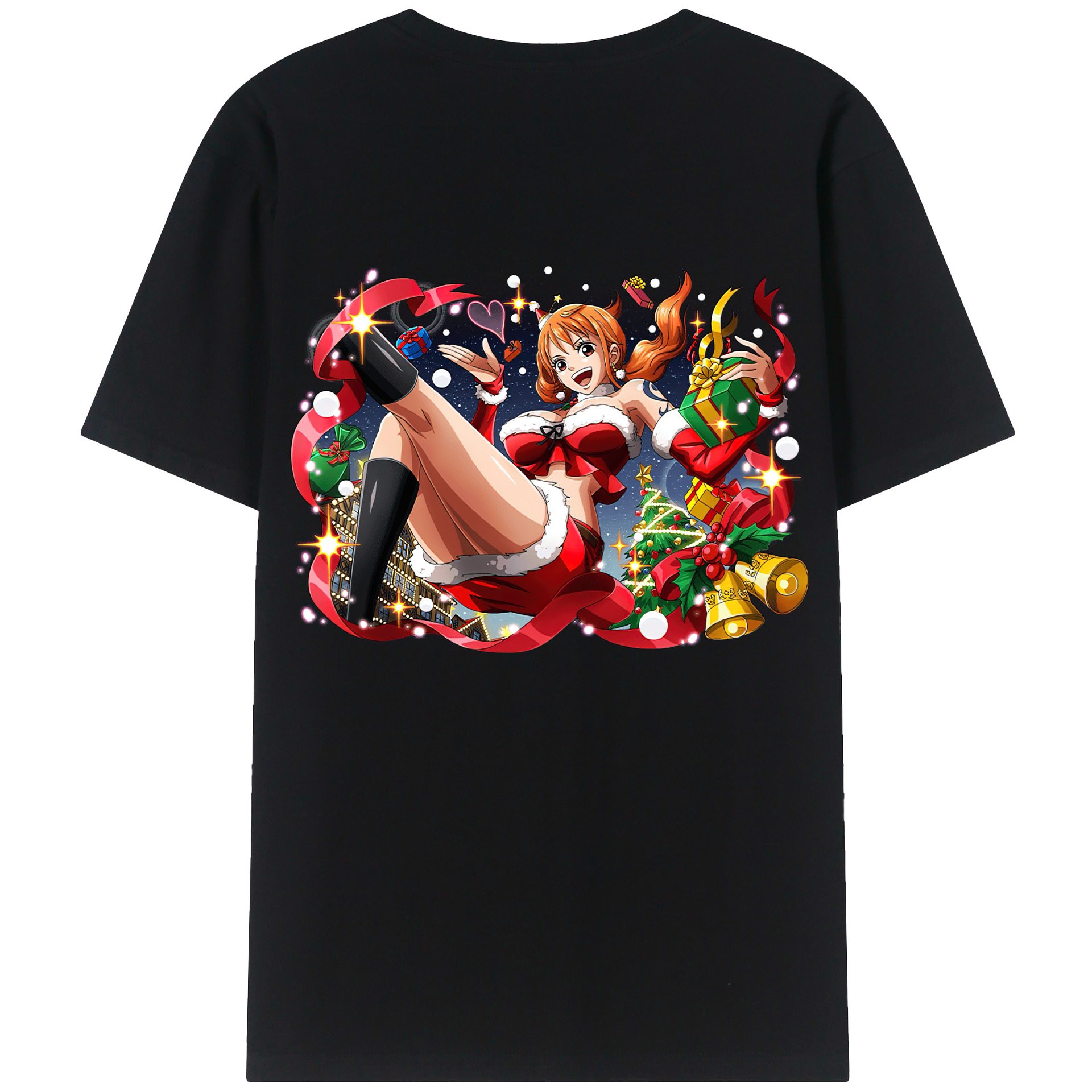 ワンピース ナミ ONE PIECE Nami 綿100％半袖Tシャツ（背面プリント）