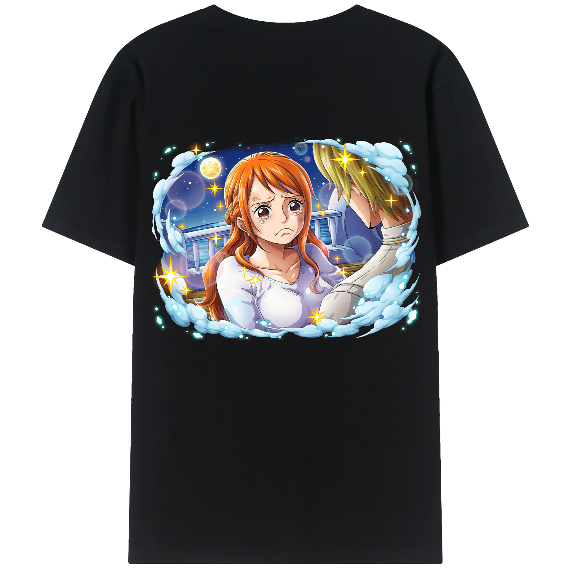 ワンピース ナミ ONE PIECE Nami 綿100％半袖Tシャツ（背面プリント）