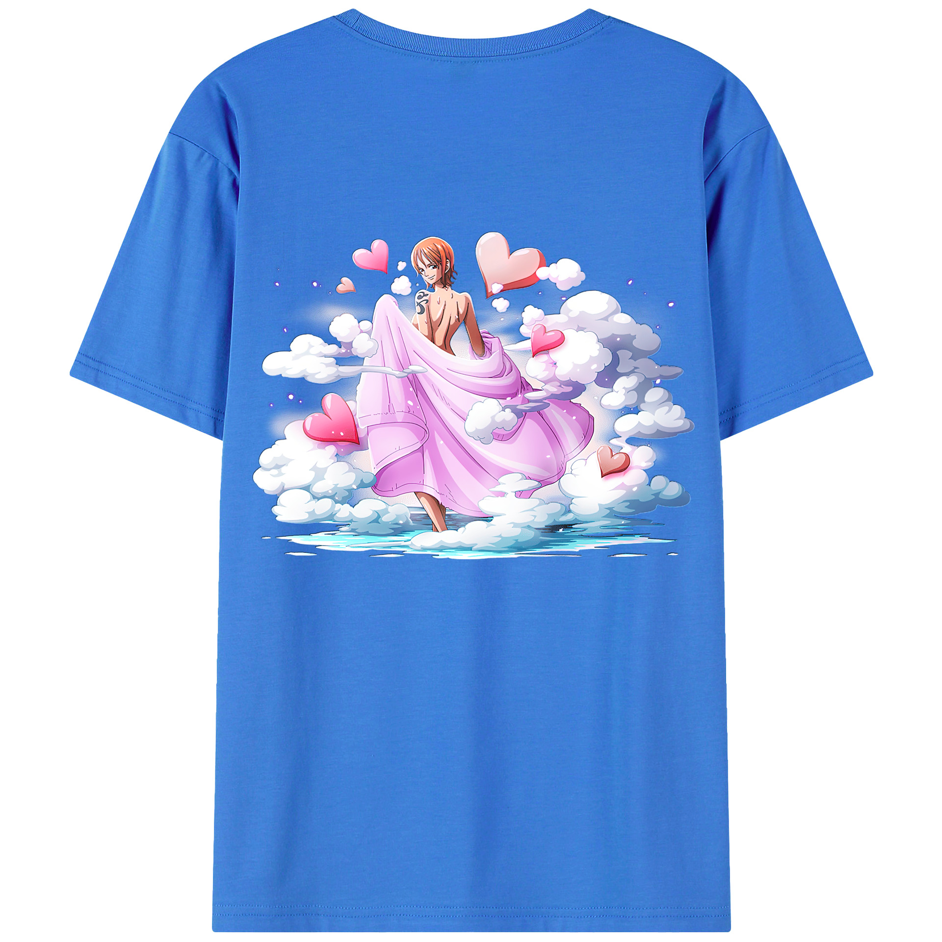 ワンピース ナミ ONE PIECE Nami 綿100％半袖Tシャツ（背面プリント）