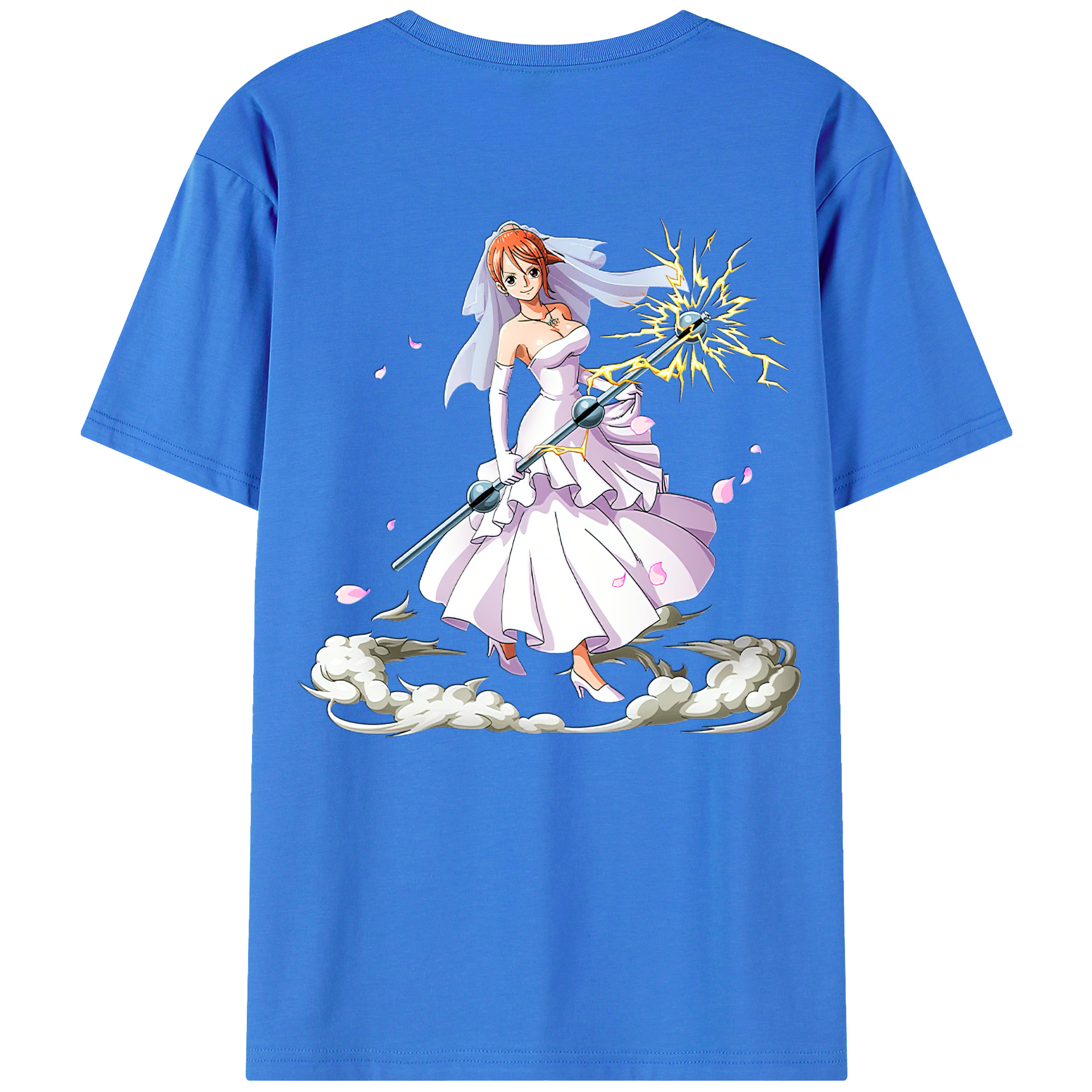 ワンピース ナミ ONE PIECE Nami 綿100％半袖Tシャツ（背面プリント）