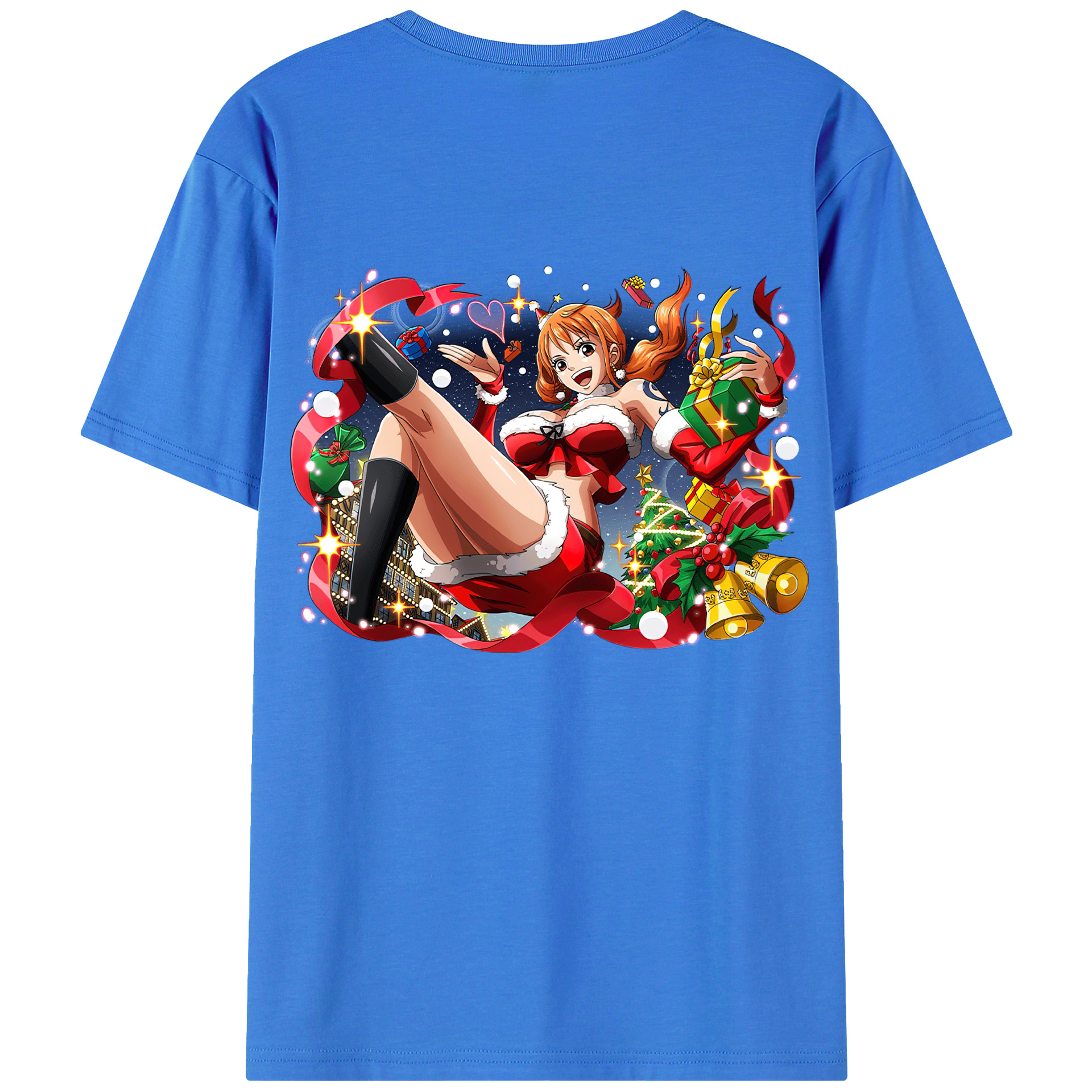ワンピース ナミ ONE PIECE Nami 綿100％半袖Tシャツ（背面プリント）