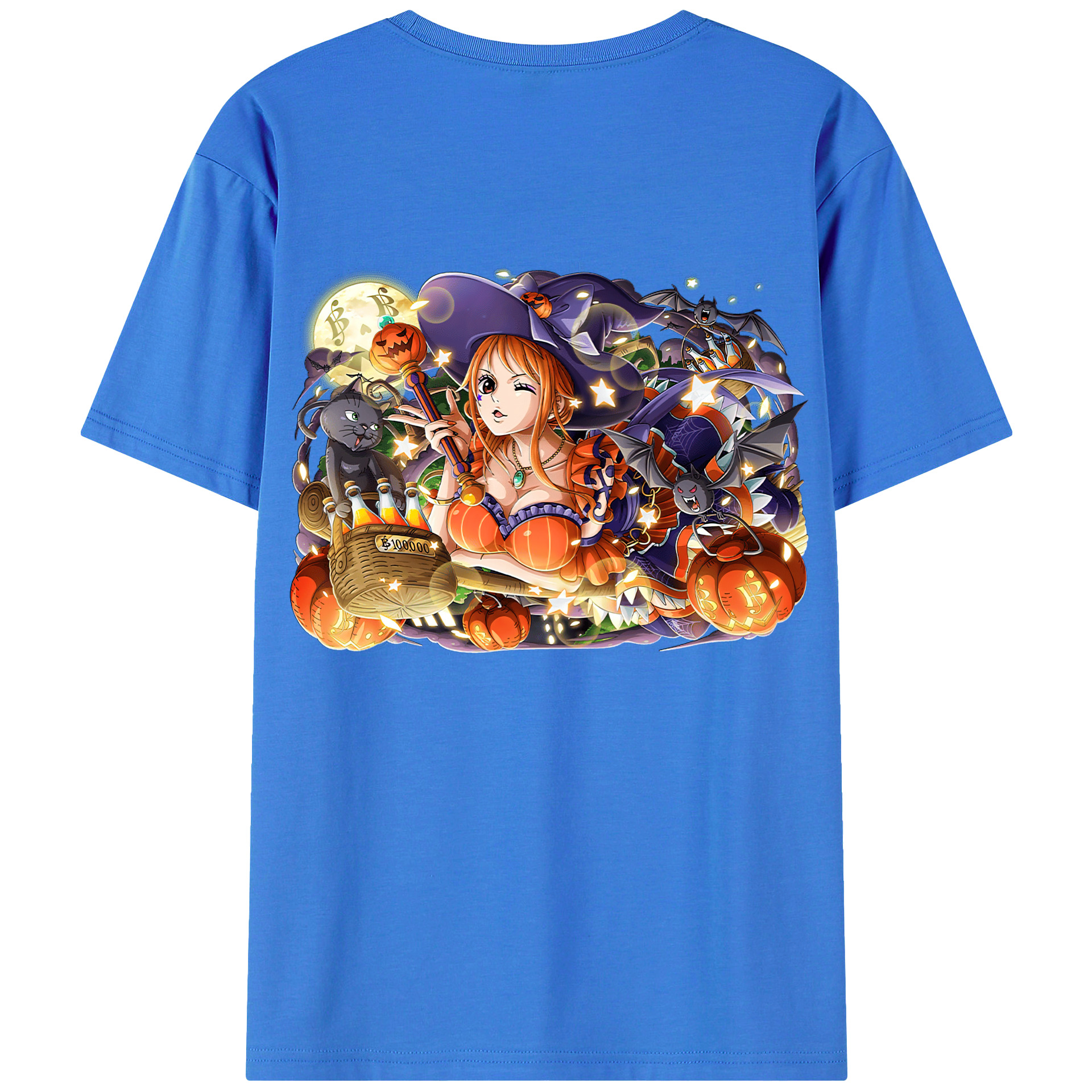 ワンピース ナミ ONE PIECE Nami 綿100％半袖Tシャツ（背面プリント）