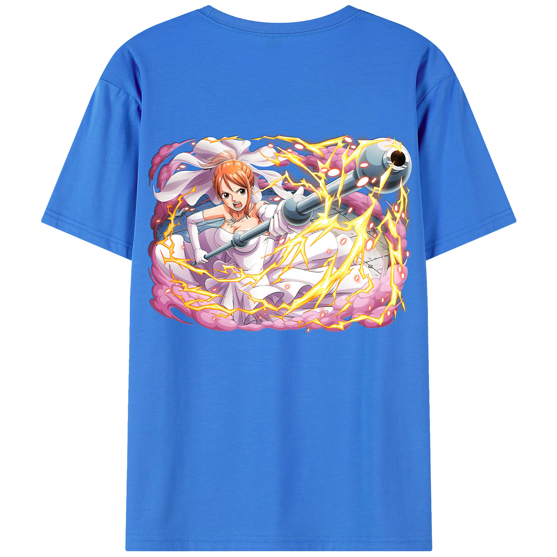 ワンピース ナミ ONE PIECE Nami 綿100％半袖Tシャツ（背面プリント）