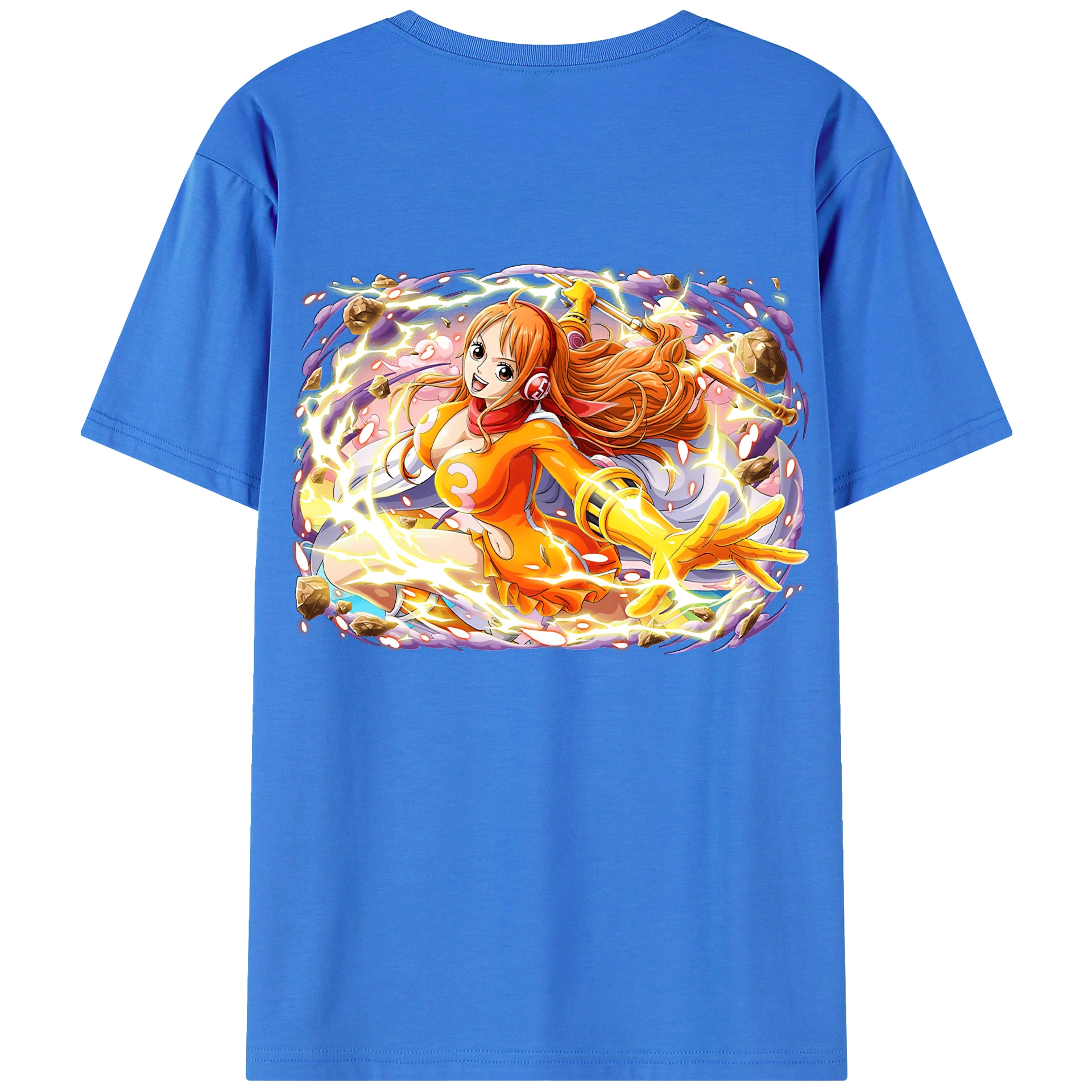 ワンピース ナミ ONE PIECE Nami 綿100％半袖Tシャツ（背面プリント）