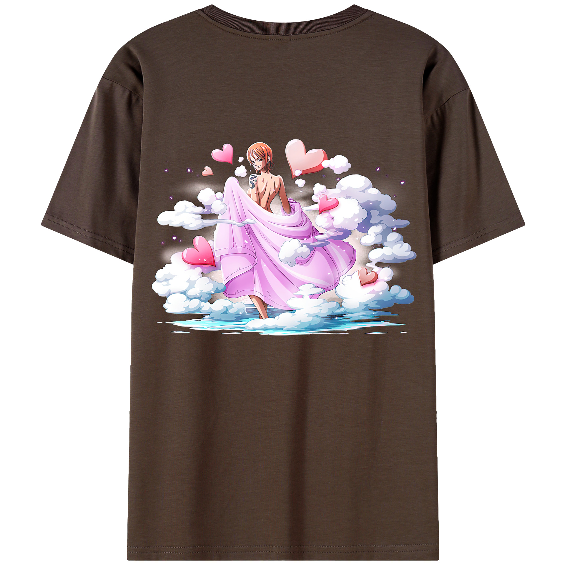 ワンピース ナミ ONE PIECE Nami 綿100％半袖Tシャツ（背面プリント）