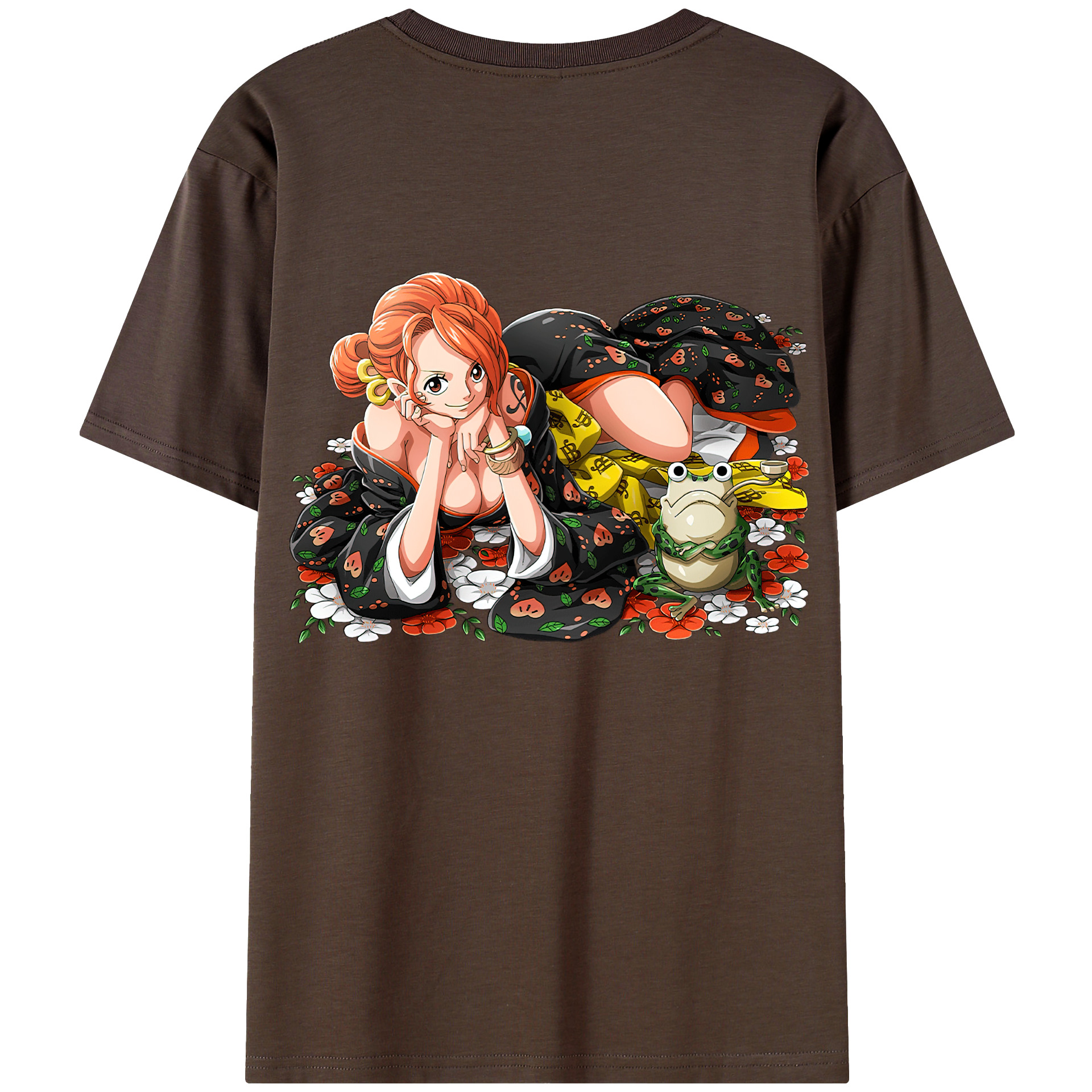 ワンピース ナミ ONE PIECE Nami 綿100％半袖Tシャツ（背面プリント）