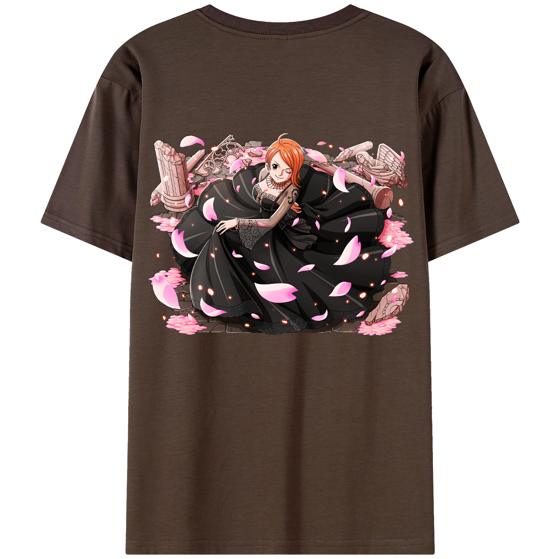 ワンピース ナミ ONE PIECE Nami 綿100％半袖Tシャツ（背面プリント）