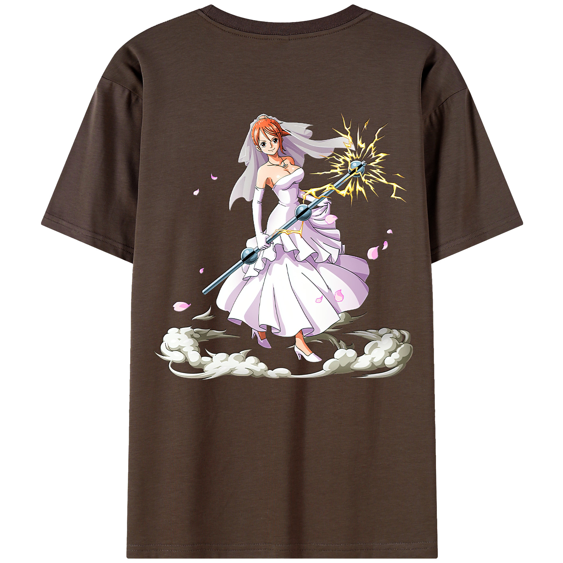 ワンピース ナミ ONE PIECE Nami 綿100％半袖Tシャツ（背面プリント）