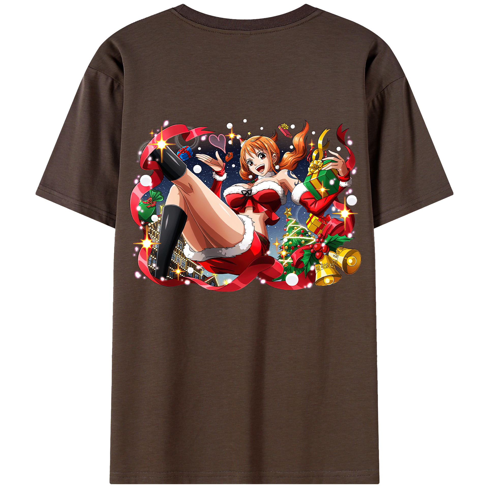 ワンピース ナミ ONE PIECE Nami 綿100％半袖Tシャツ（背面プリント）