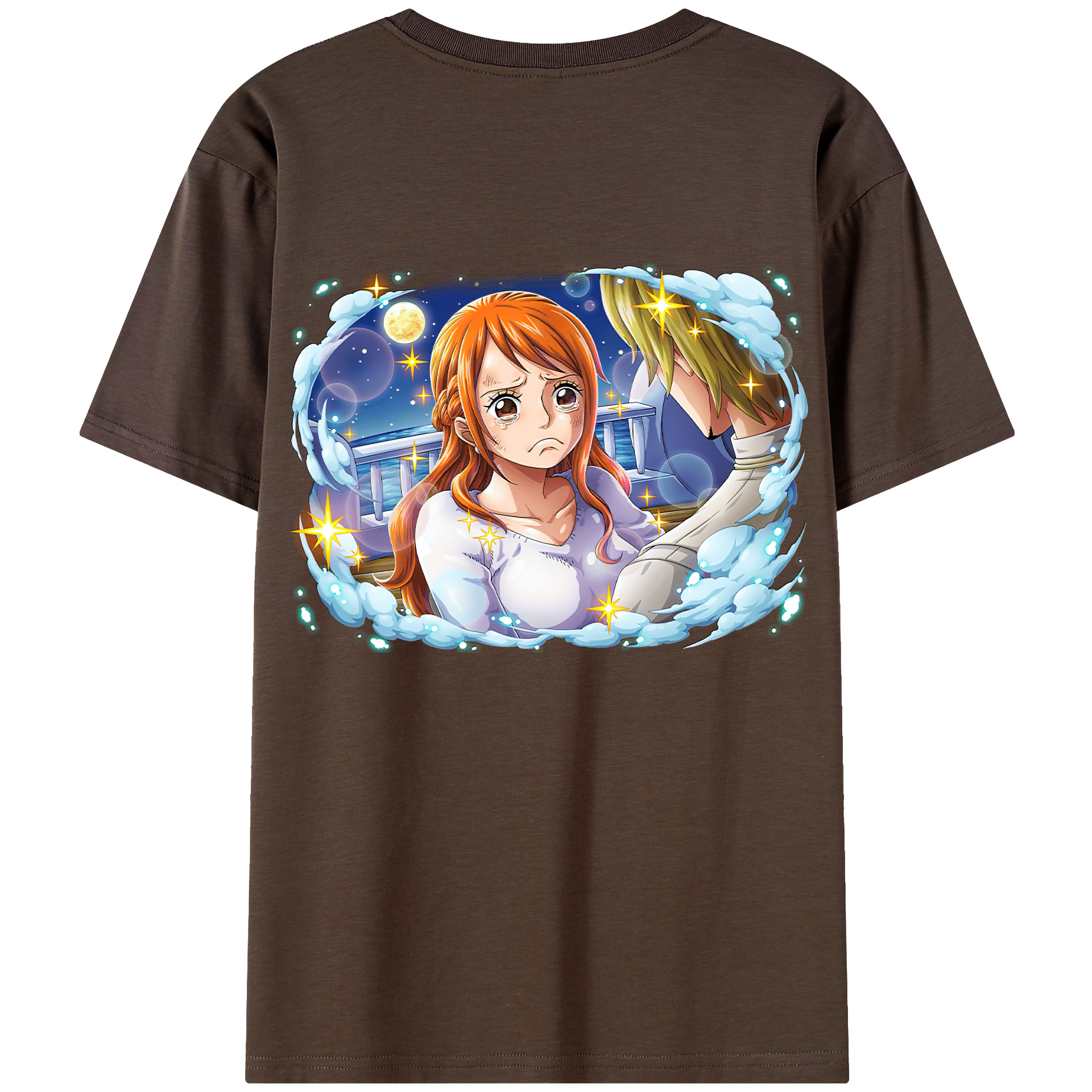 ワンピース ナミ ONE PIECE Nami 綿100％半袖Tシャツ（背面プリント）