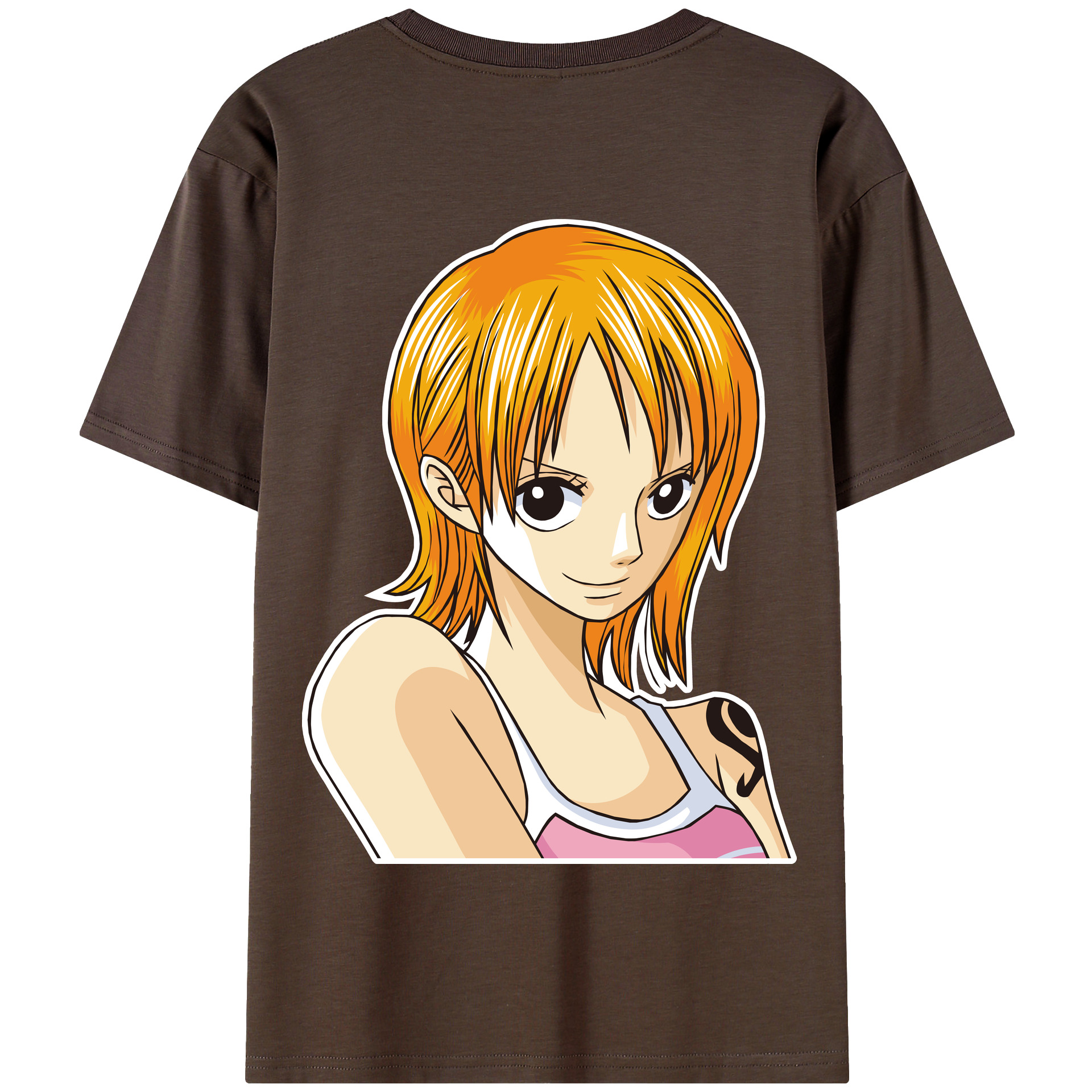ワンピース ナミ ONE PIECE Nami 綿100％半袖Tシャツ（背面プリント）