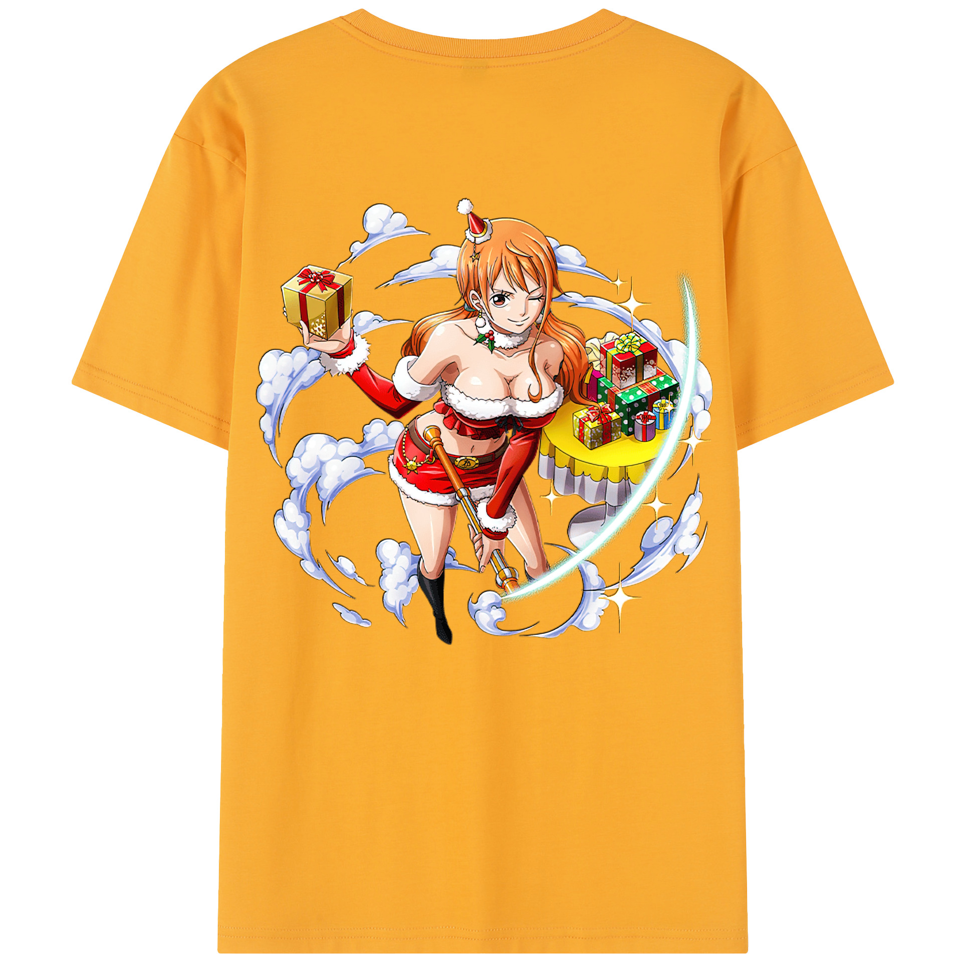 ワンピース ナミ ONE PIECE Nami 綿100％半袖Tシャツ（背面プリント）