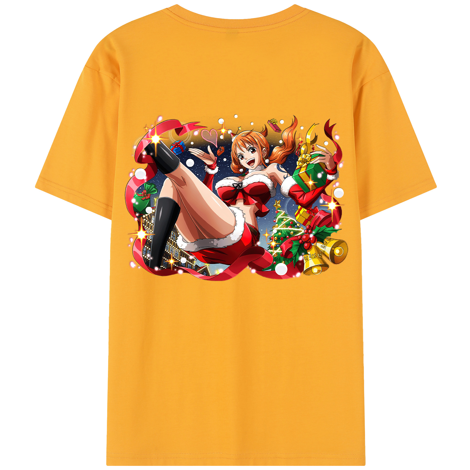 ワンピース ナミ ONE PIECE Nami 綿100％半袖Tシャツ（背面プリント）