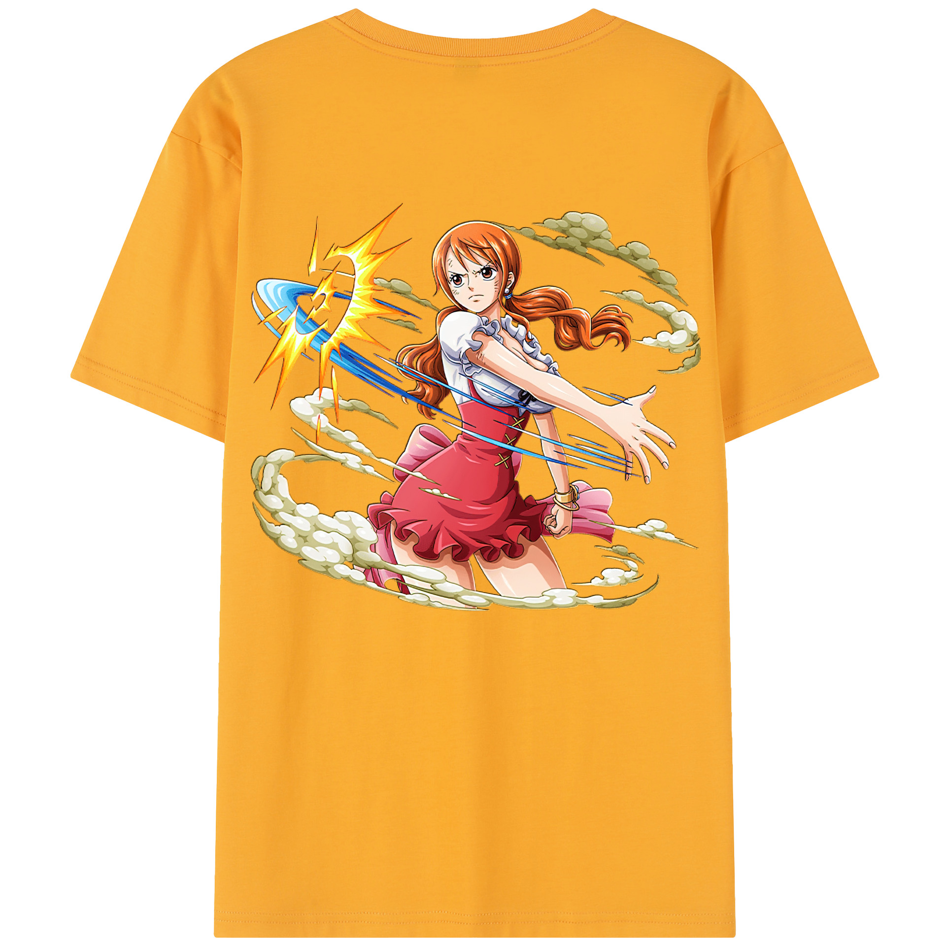 ワンピース ナミ ONE PIECE Nami 綿100％半袖Tシャツ（背面プリント）