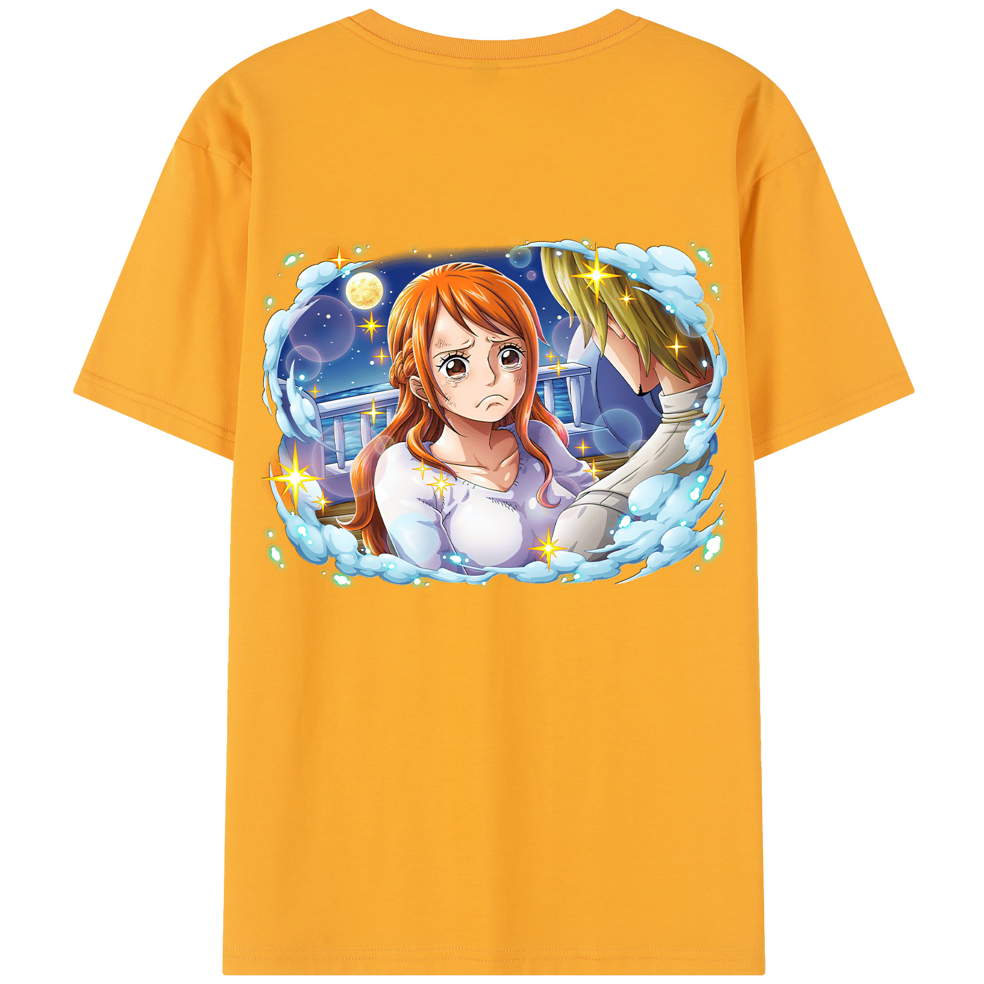 ワンピース ナミ ONE PIECE Nami 綿100％半袖Tシャツ（背面プリント）