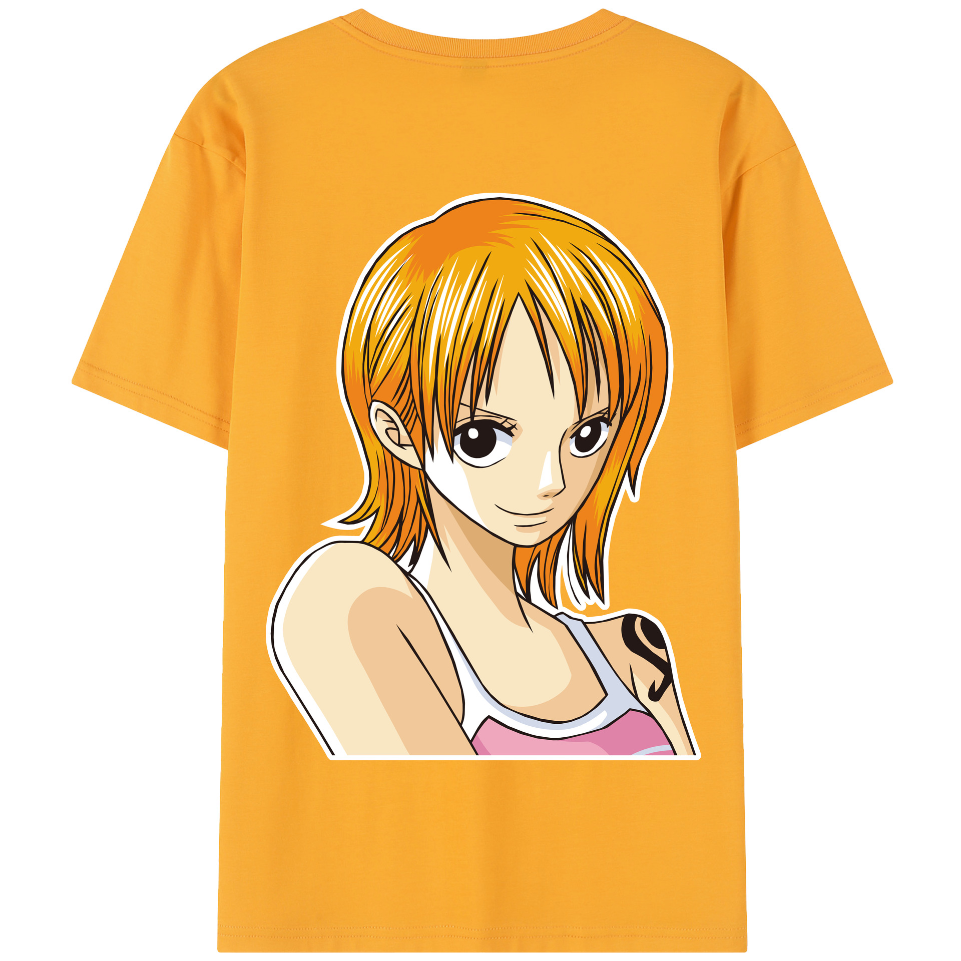 ワンピース ナミ ONE PIECE Nami 綿100％半袖Tシャツ（背面プリント）