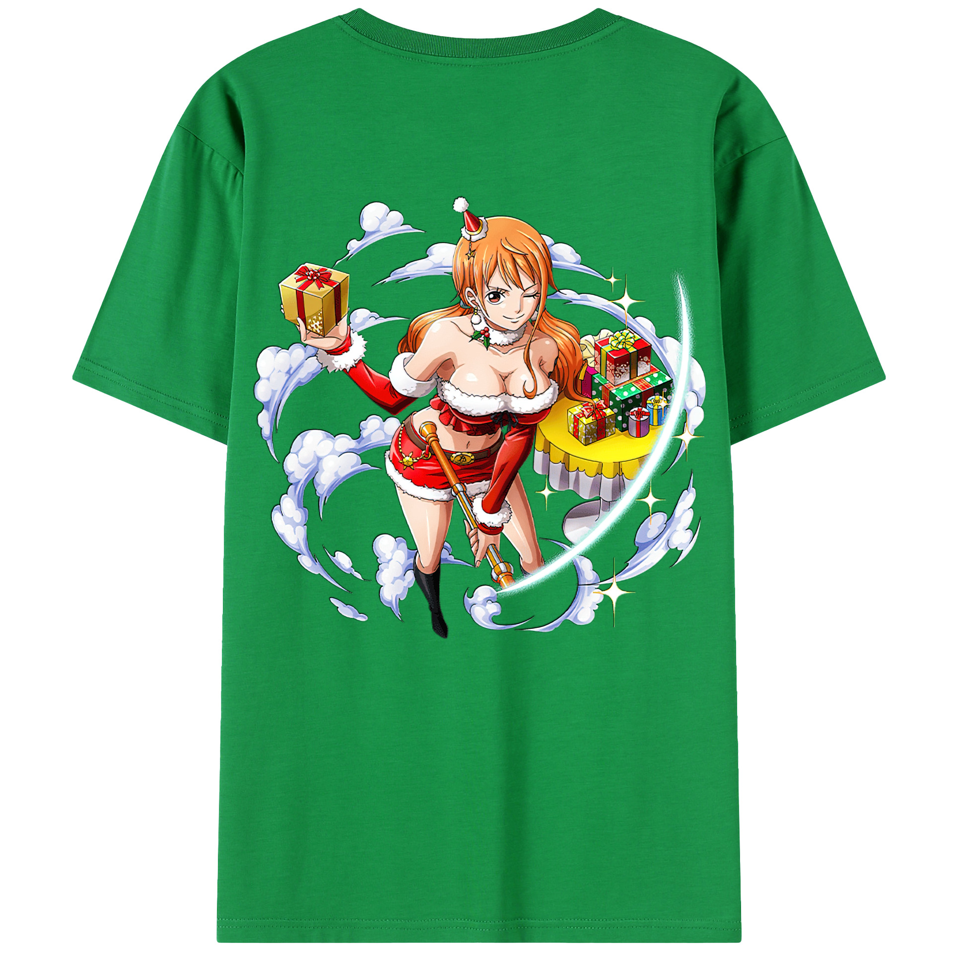 ワンピース ナミ ONE PIECE Nami 綿100％半袖Tシャツ（背面プリント）
