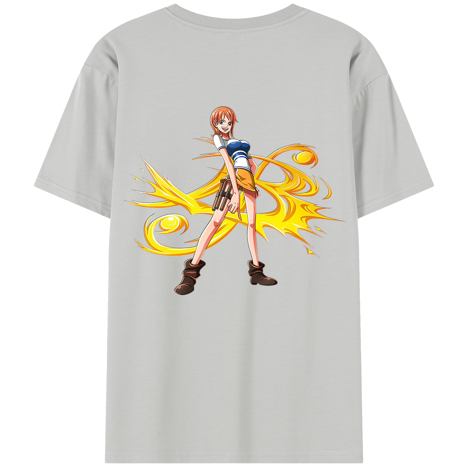 ワンピース ナミ ONE PIECE Nami 綿100％半袖Tシャツ（背面プリント）