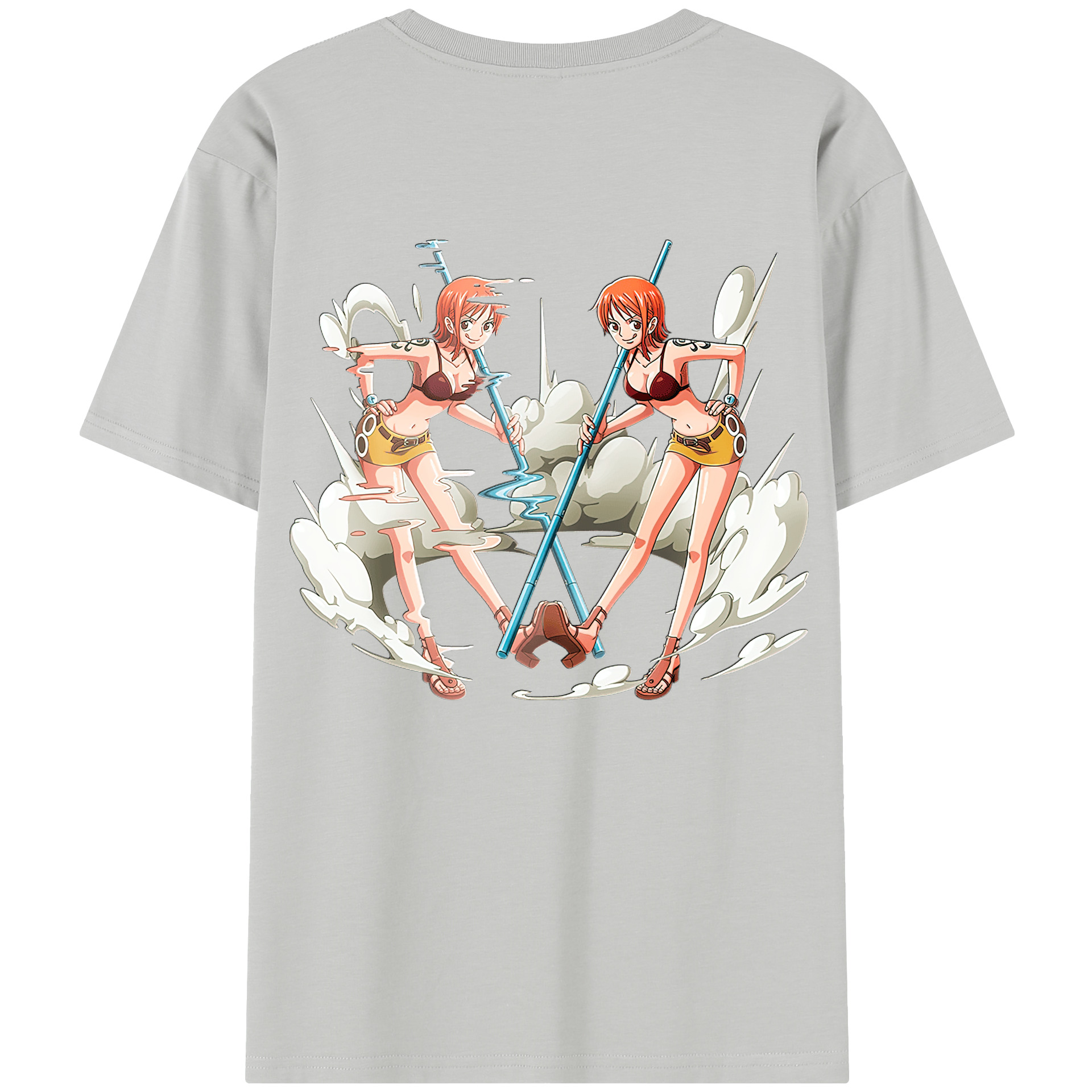 ワンピース ナミ ONE PIECE Nami 綿100％半袖Tシャツ（背面プリント）