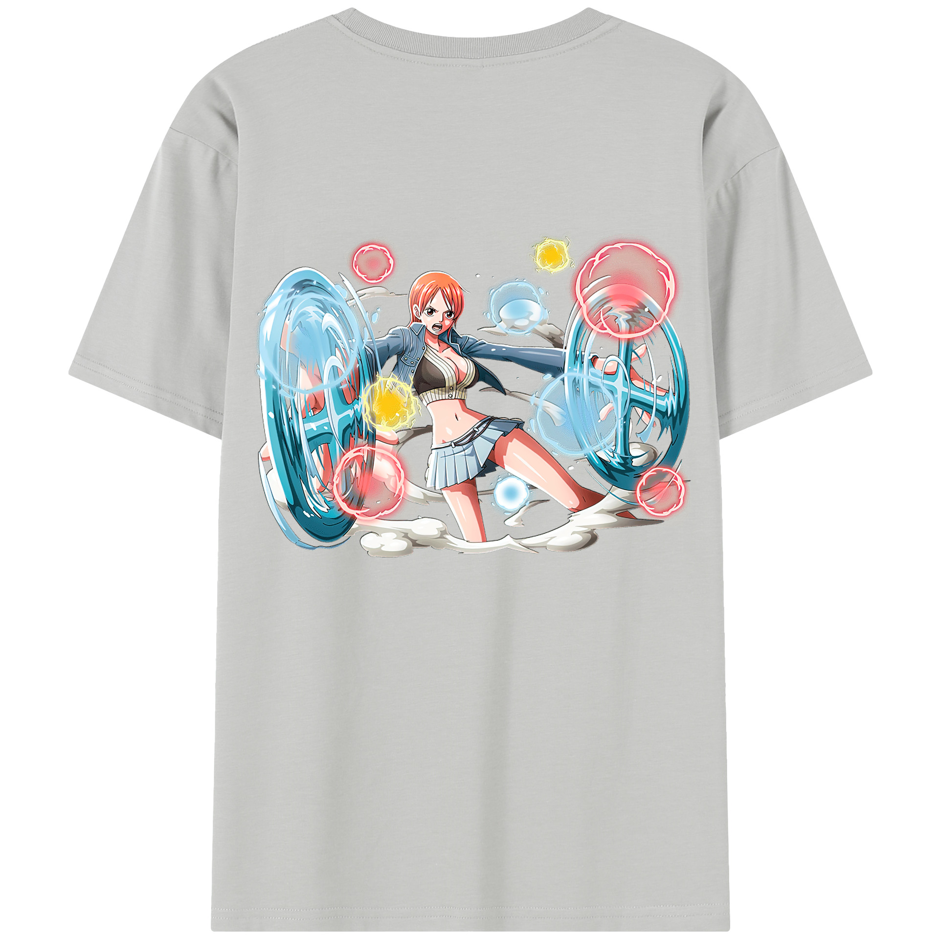 ワンピース ナミ ONE PIECE Nami 綿100％半袖Tシャツ（背面プリント）