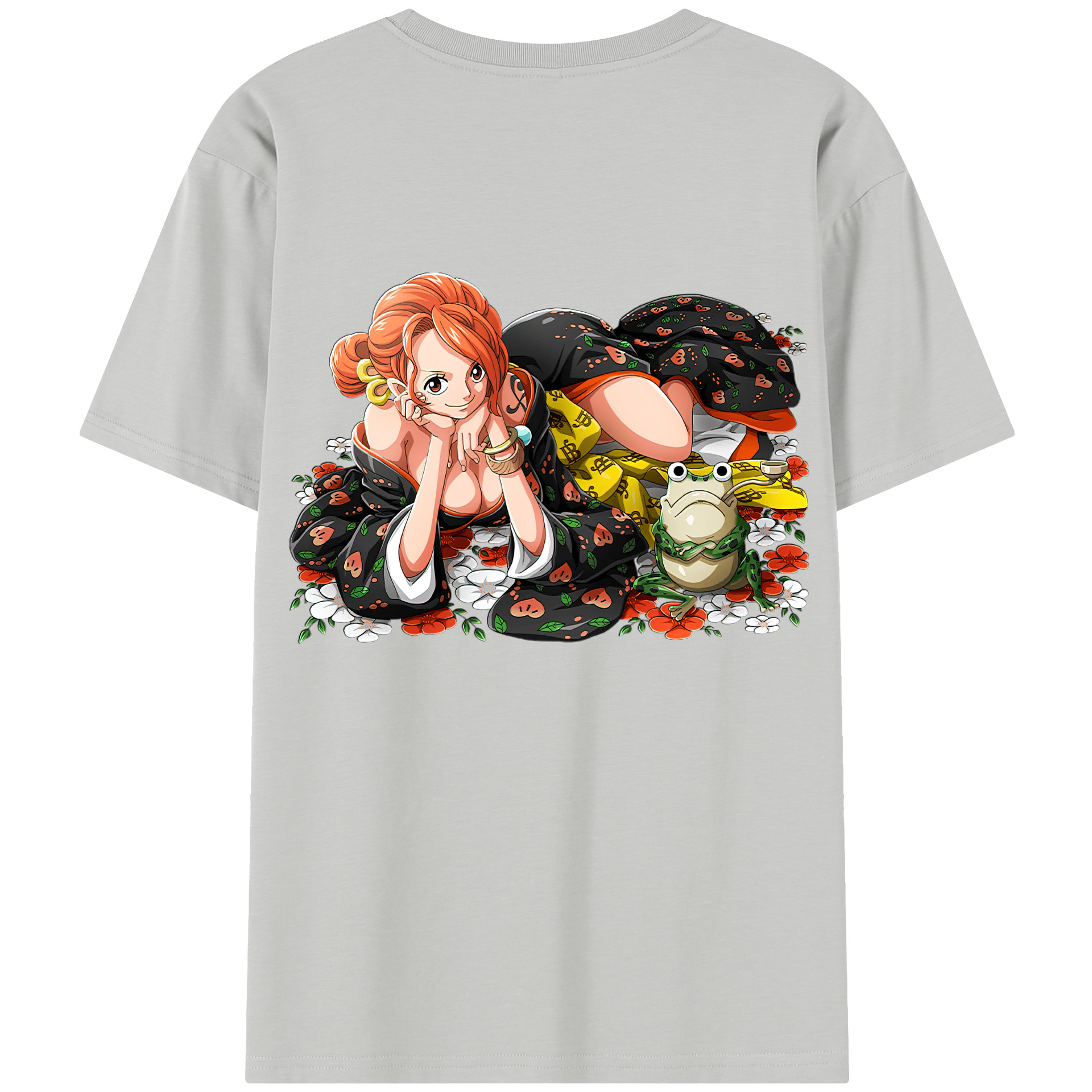 ワンピース ナミ ONE PIECE Nami 綿100％半袖Tシャツ（背面プリント）