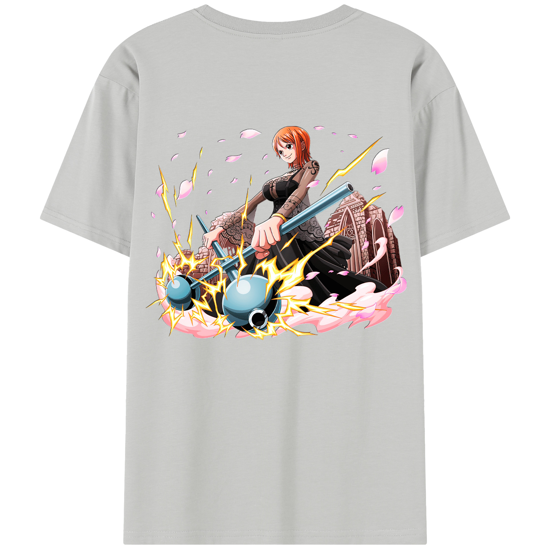 ワンピース ナミ ONE PIECE Nami 綿100％半袖Tシャツ（背面プリント）