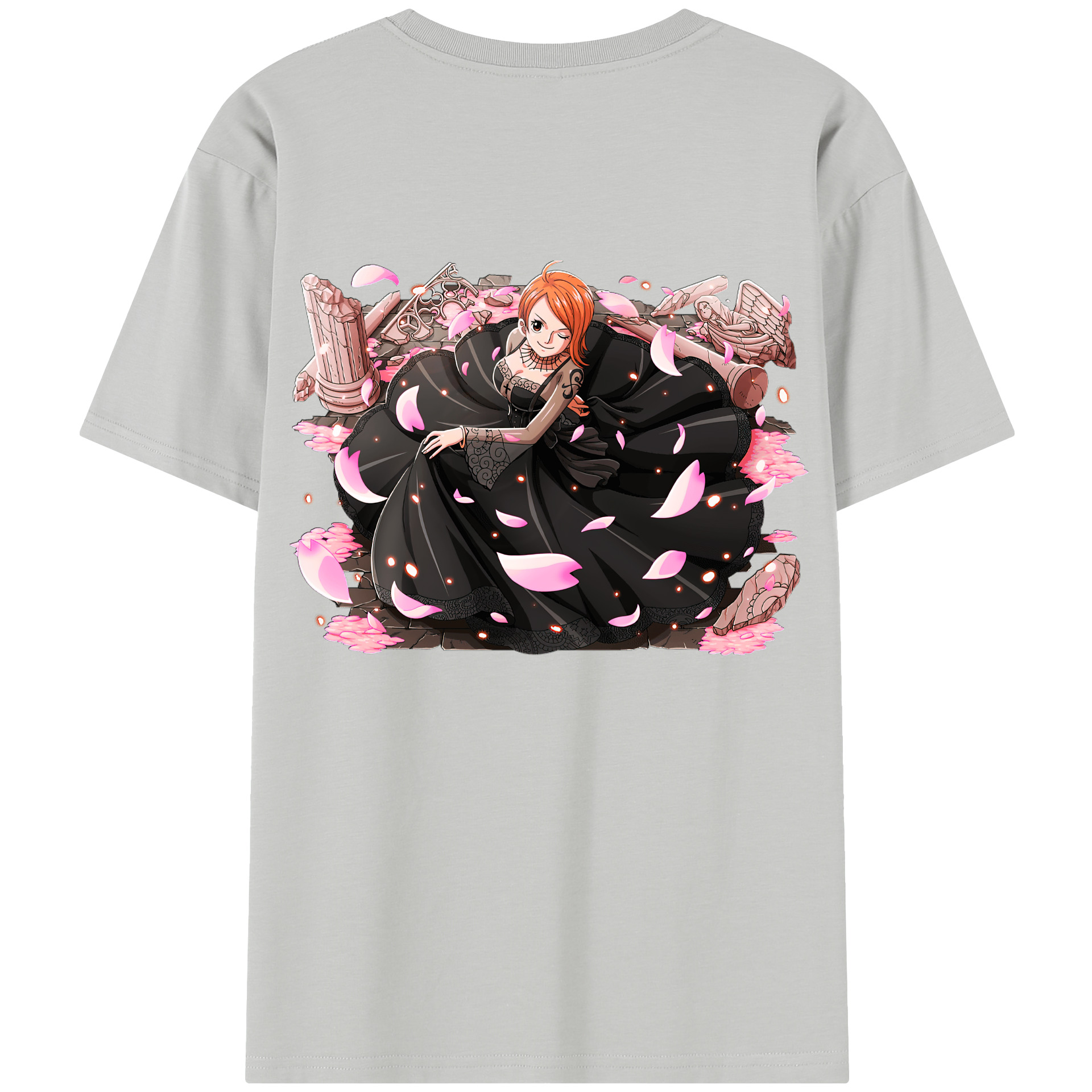 ワンピース ナミ ONE PIECE Nami 綿100％半袖Tシャツ（背面プリント）