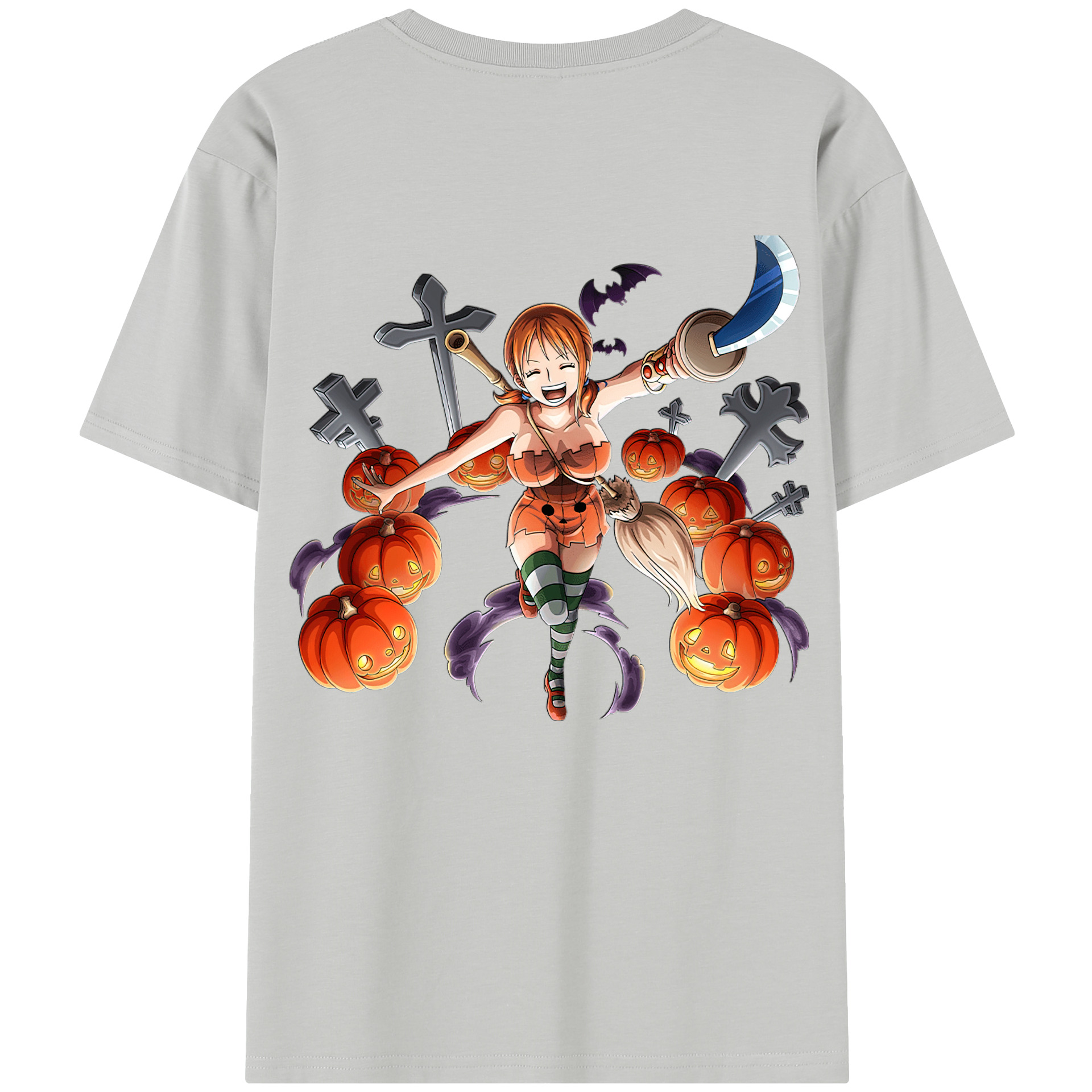 ワンピース ナミ ONE PIECE Nami 綿100％半袖Tシャツ（背面プリント）