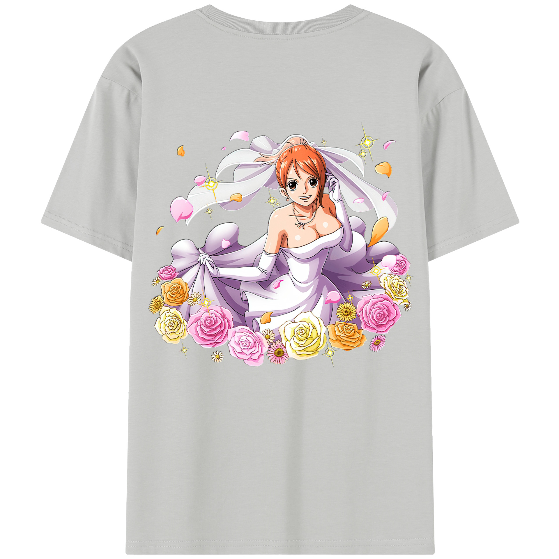 ワンピース ナミ ONE PIECE Nami 綿100％半袖Tシャツ（背面プリント）