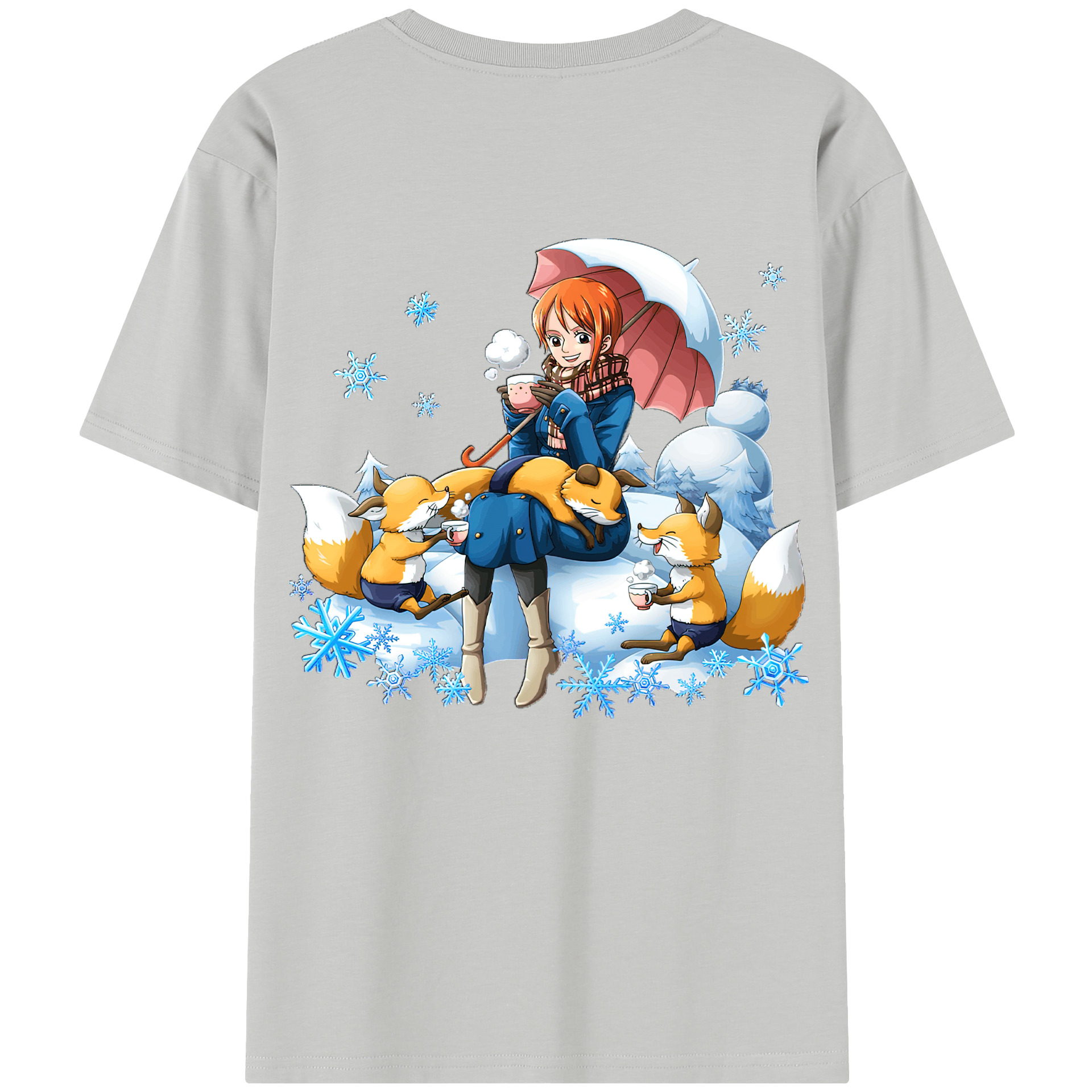 ワンピース ナミ ONE PIECE Nami 綿100％半袖Tシャツ（背面プリント）