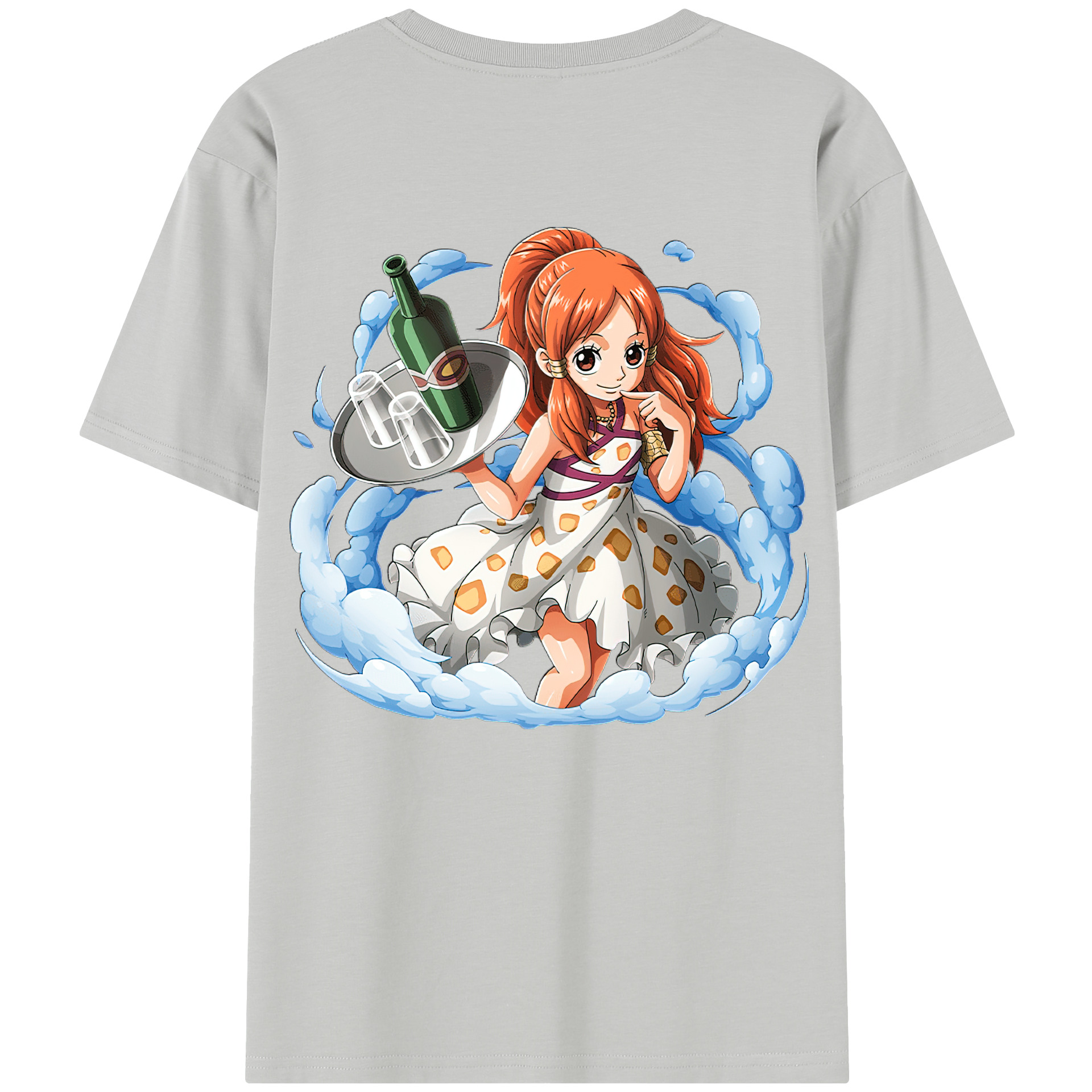 ワンピース ナミ ONE PIECE Nami 綿100％半袖Tシャツ（背面プリント）