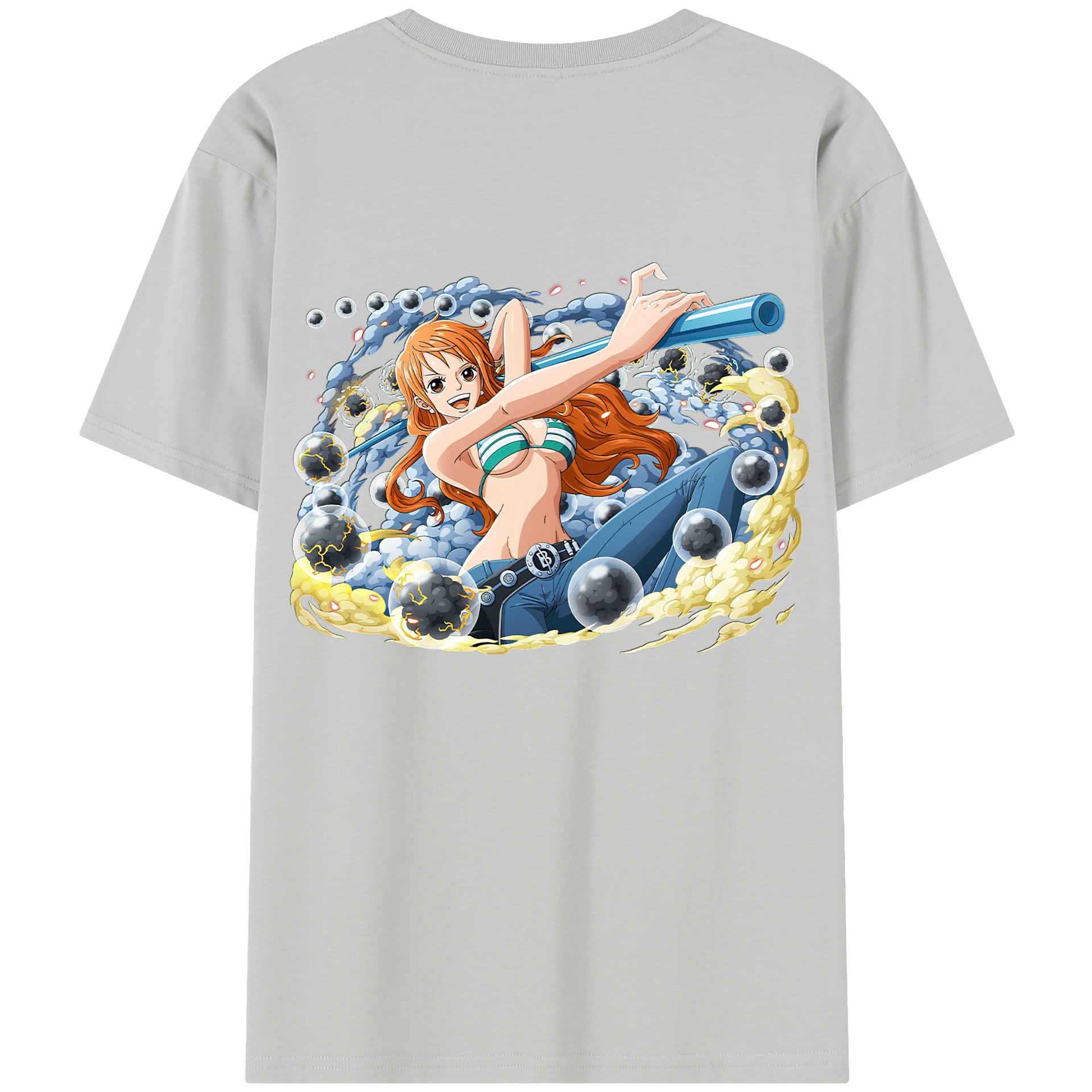 ワンピース ナミ ONE PIECE Nami 綿100％半袖Tシャツ（背面プリント）