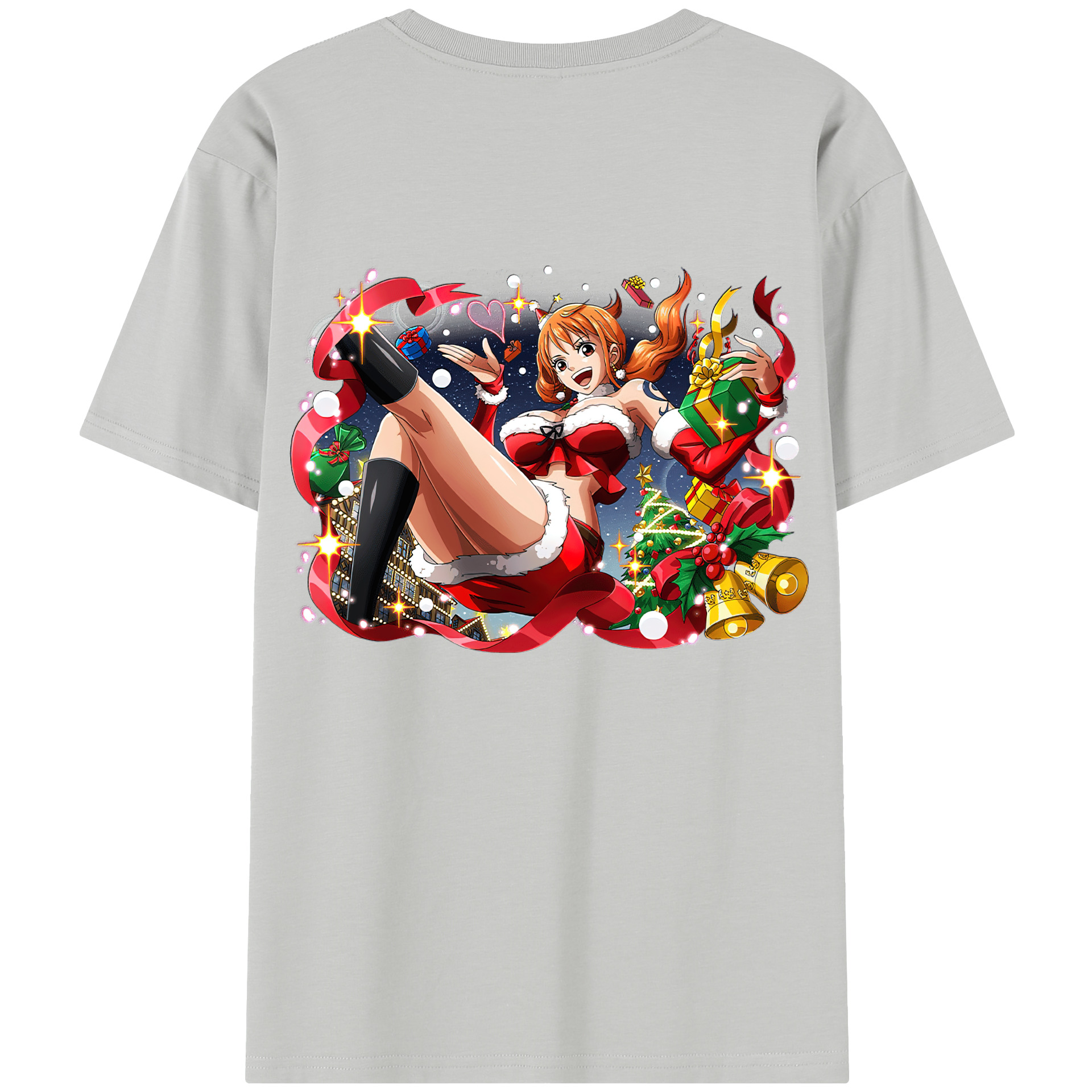 ワンピース ナミ ONE PIECE Nami 綿100％半袖Tシャツ（背面プリント）