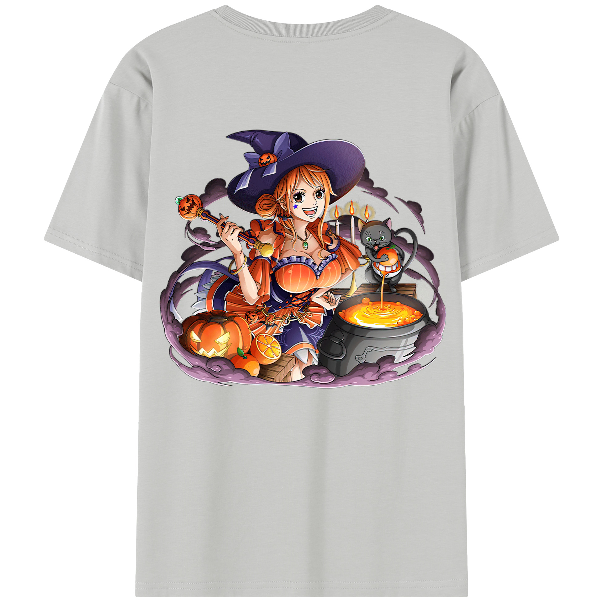 ワンピース ナミ ONE PIECE Nami 綿100％半袖Tシャツ（背面プリント）