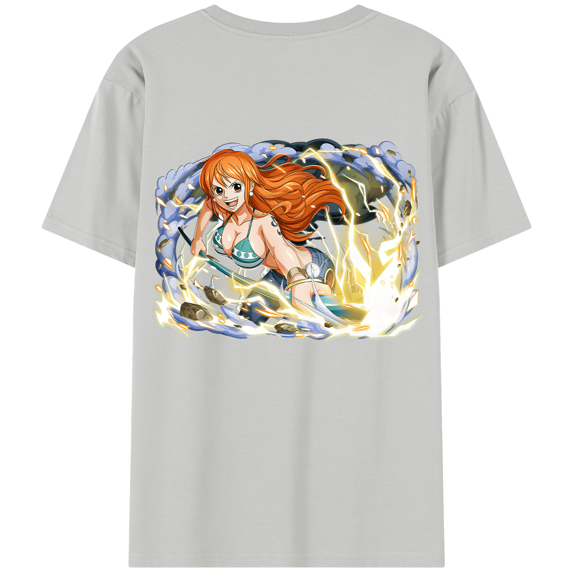 ワンピース ナミ ONE PIECE Nami 綿100％半袖Tシャツ（背面プリント）