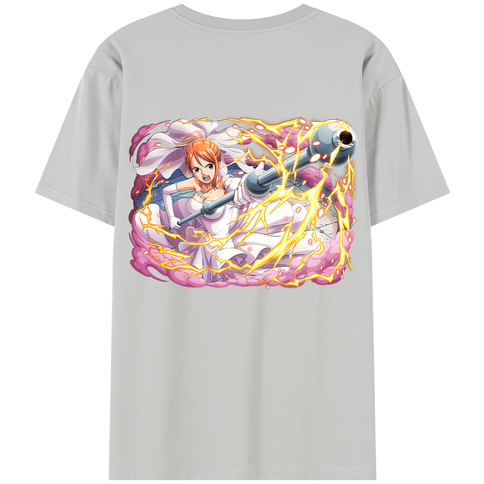 ワンピース ナミ ONE PIECE Nami 綿100％半袖Tシャツ（背面プリント）