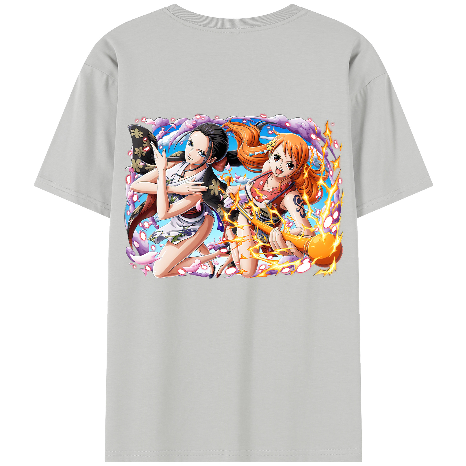 ワンピース ナミ ONE PIECE Nami 綿100％半袖Tシャツ（背面プリント）