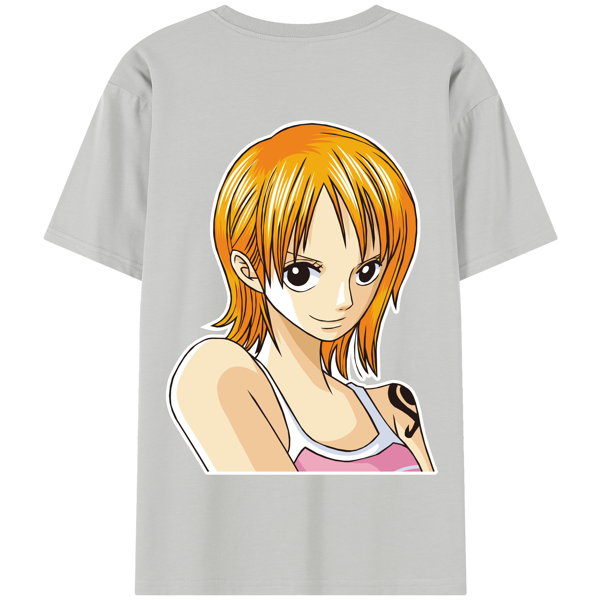 ワンピース ナミ ONE PIECE Nami 綿100％半袖Tシャツ（背面プリント）