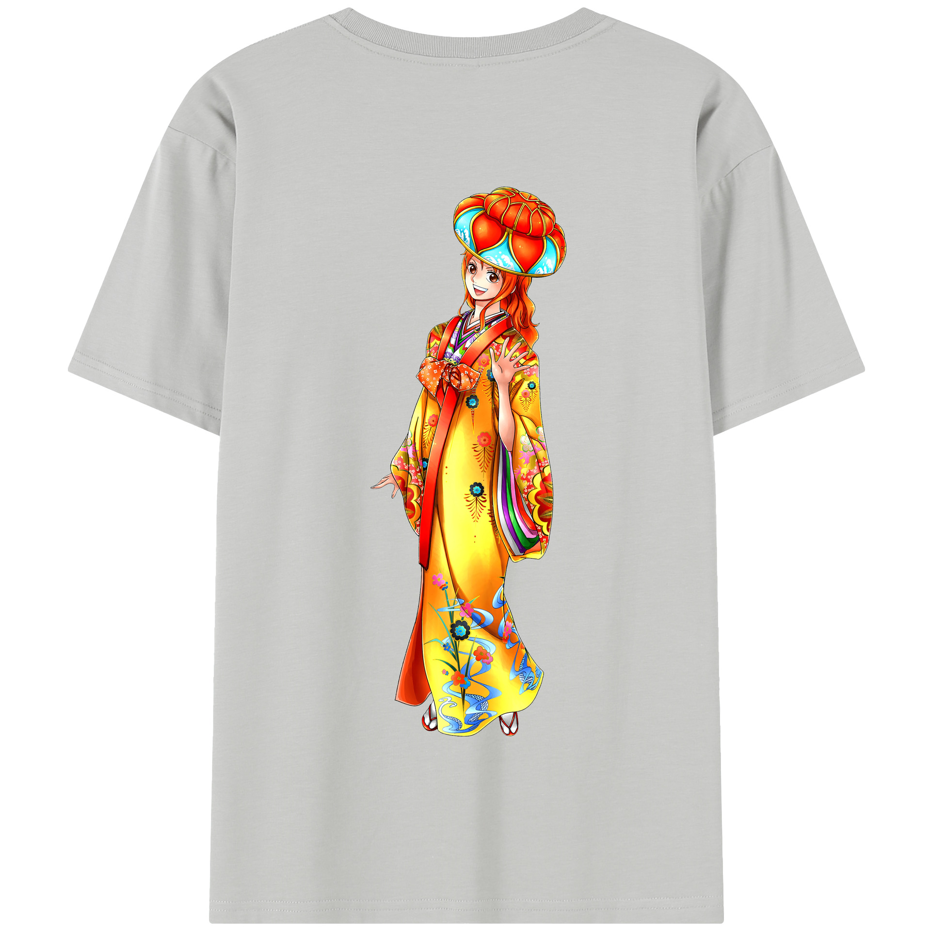 ワンピース ナミ ONE PIECE Nami 綿100％半袖Tシャツ（背面プリント）
