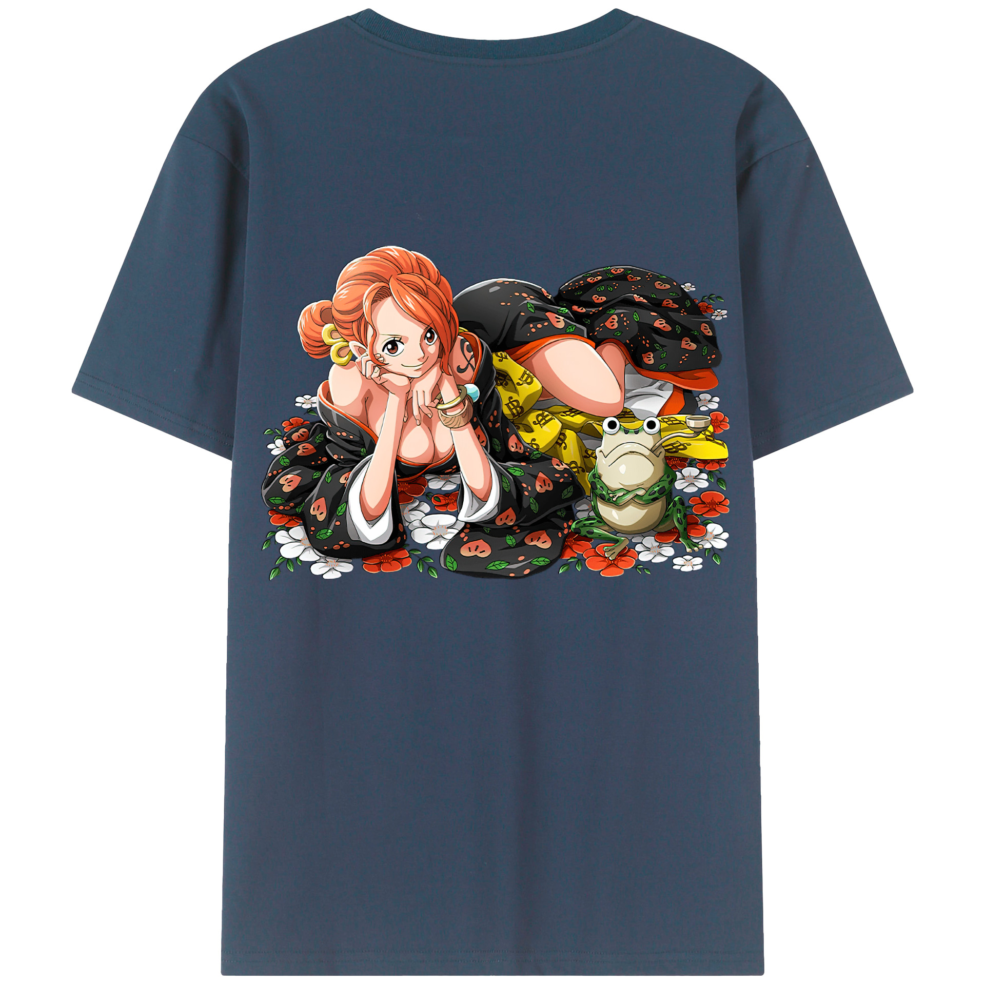 ワンピース ナミ ONE PIECE Nami 綿100％半袖Tシャツ（背面プリント）