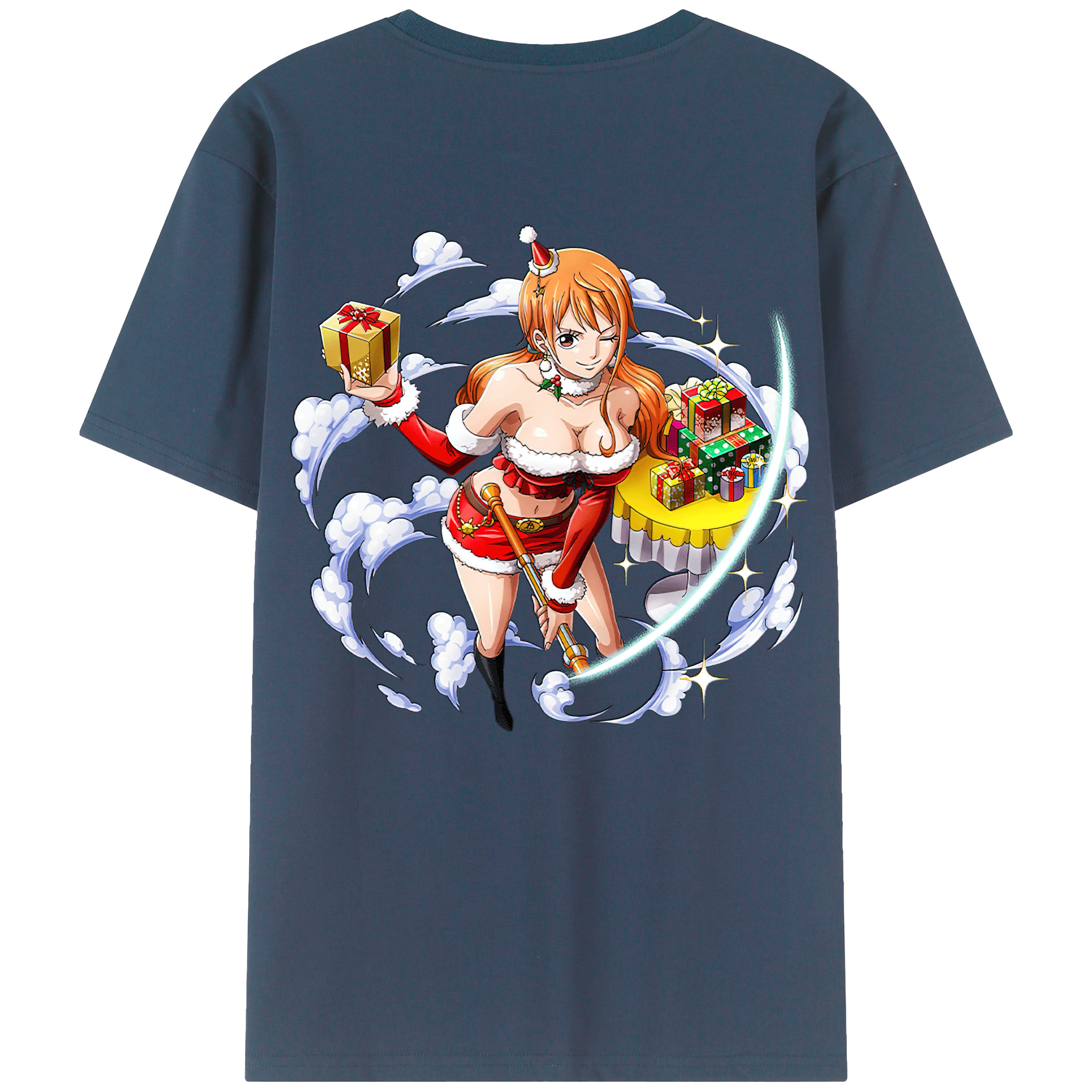 ワンピース ナミ ONE PIECE Nami 綿100％半袖Tシャツ（背面プリント）