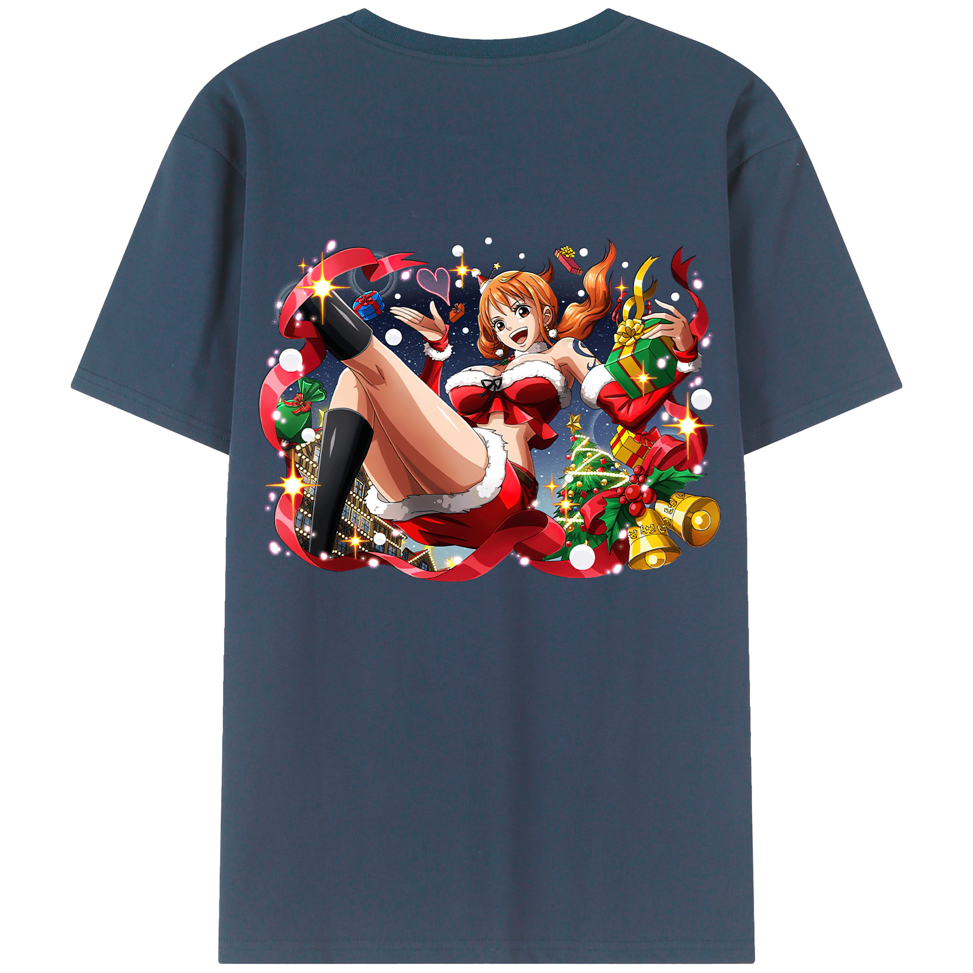 ワンピース ナミ ONE PIECE Nami 綿100％半袖Tシャツ（背面プリント）