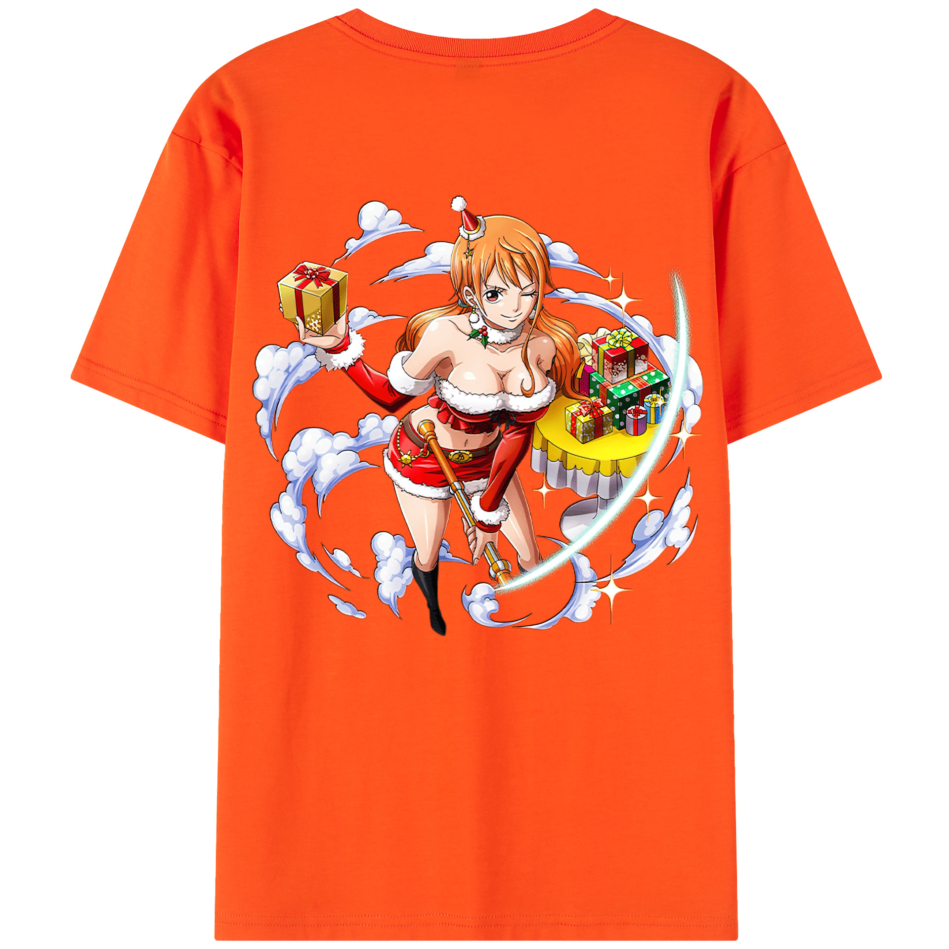 ワンピース ナミ ONE PIECE Nami 綿100％半袖Tシャツ（背面プリント）