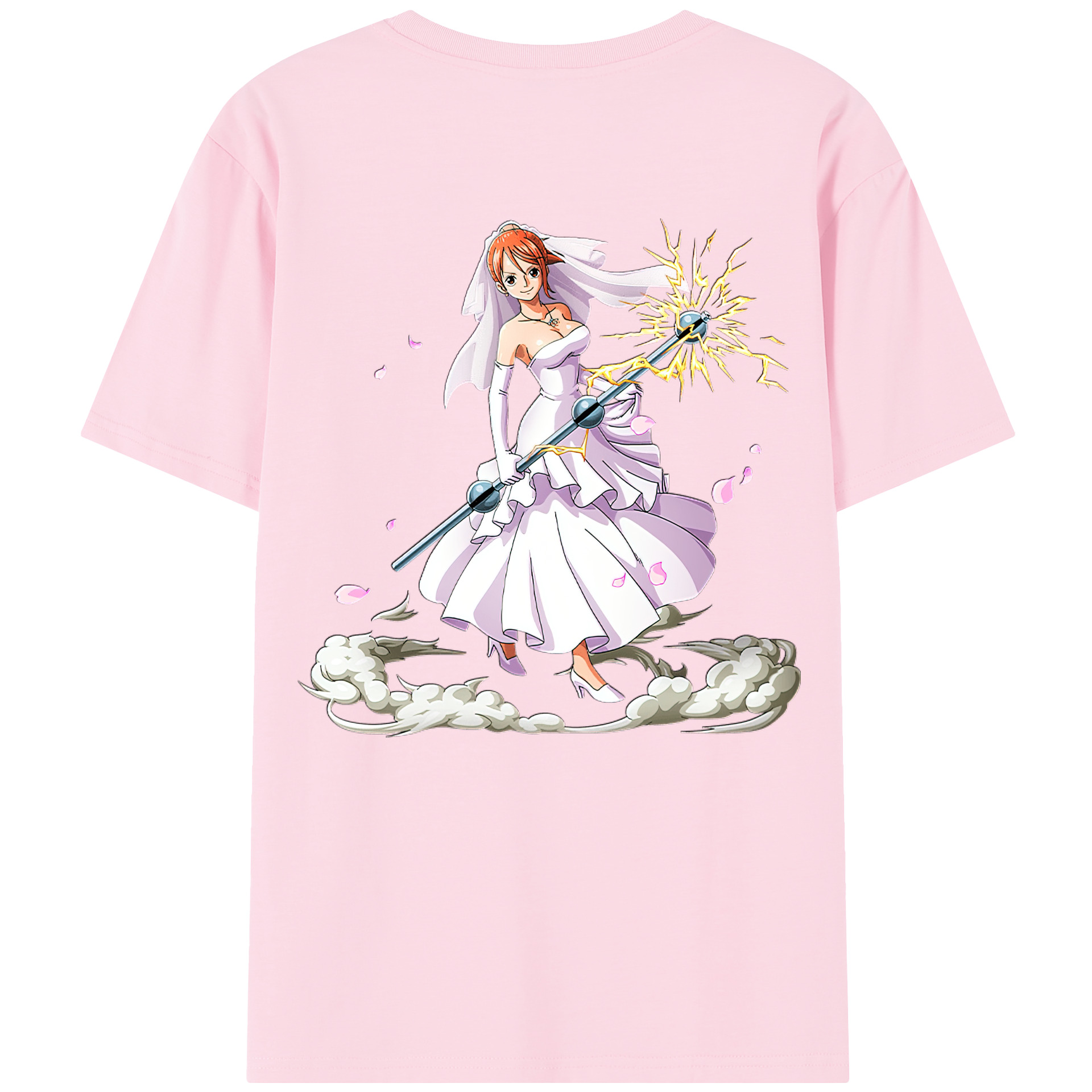ワンピース ナミ ONE PIECE Nami 綿100％半袖Tシャツ（背面プリント）