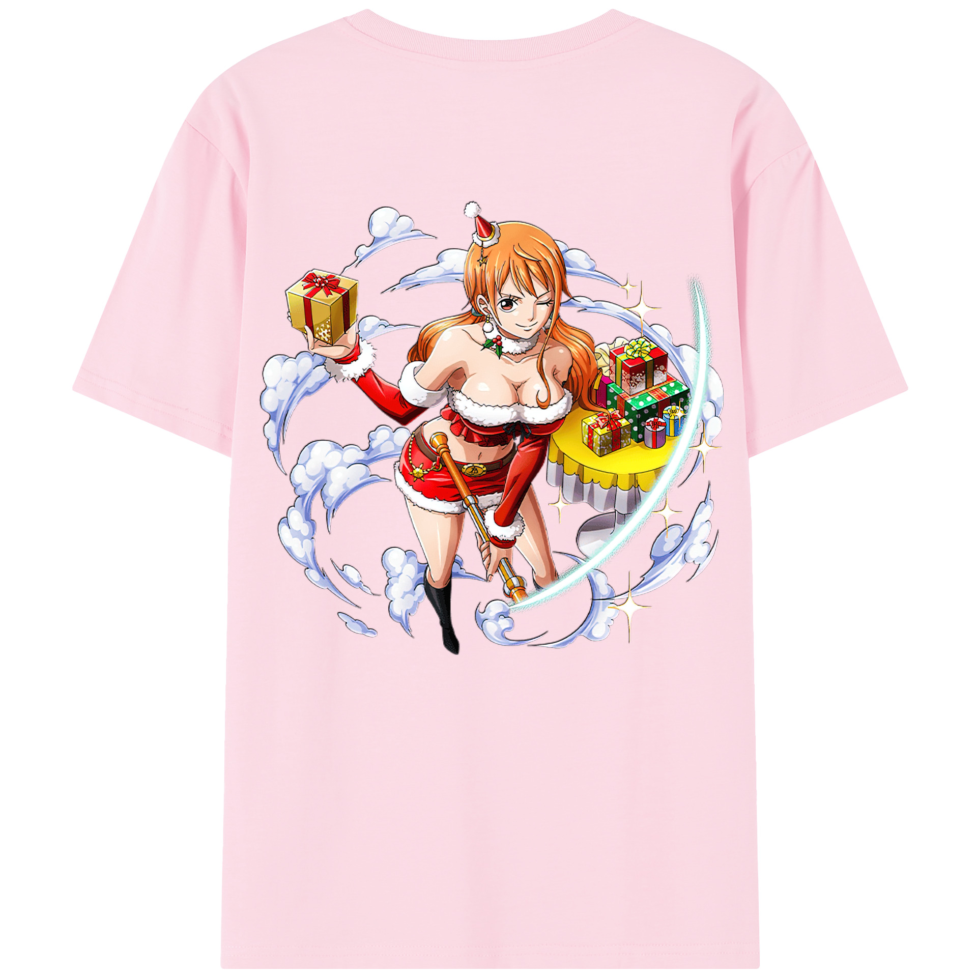 ワンピース ナミ ONE PIECE Nami 綿100％半袖Tシャツ（背面プリント）