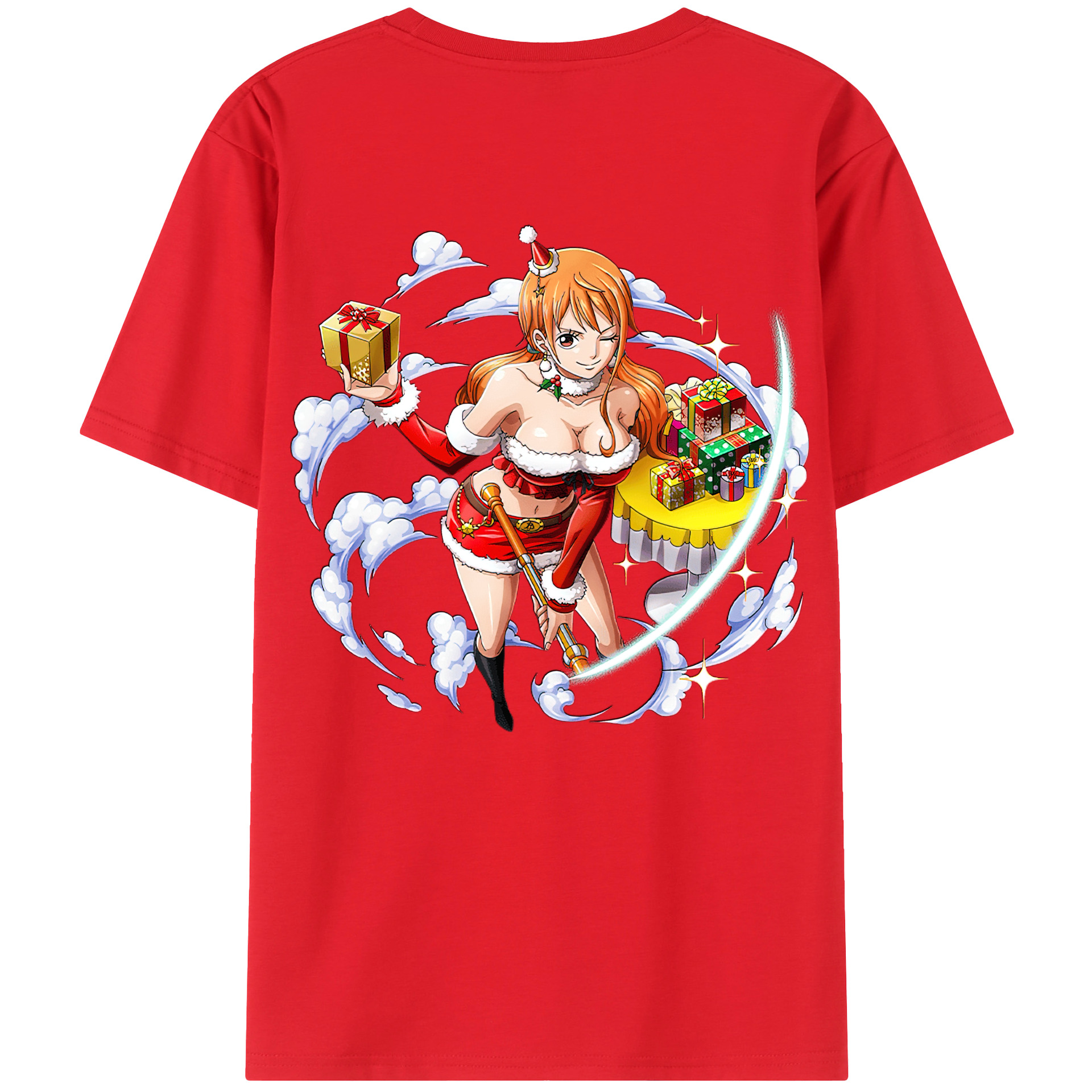 ワンピース ナミ ONE PIECE Nami 綿100％半袖Tシャツ（背面プリント）