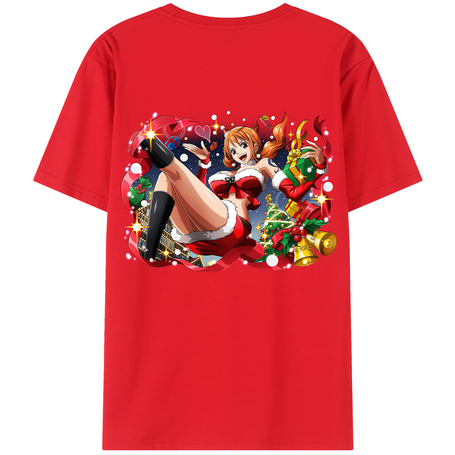 ワンピース ナミ ONE PIECE Nami 綿100％半袖Tシャツ（背面プリント）