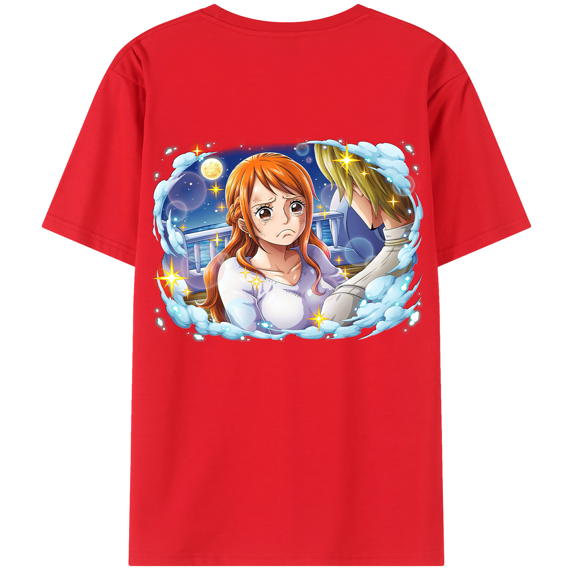 ワンピース ナミ ONE PIECE Nami 綿100％半袖Tシャツ（背面プリント）