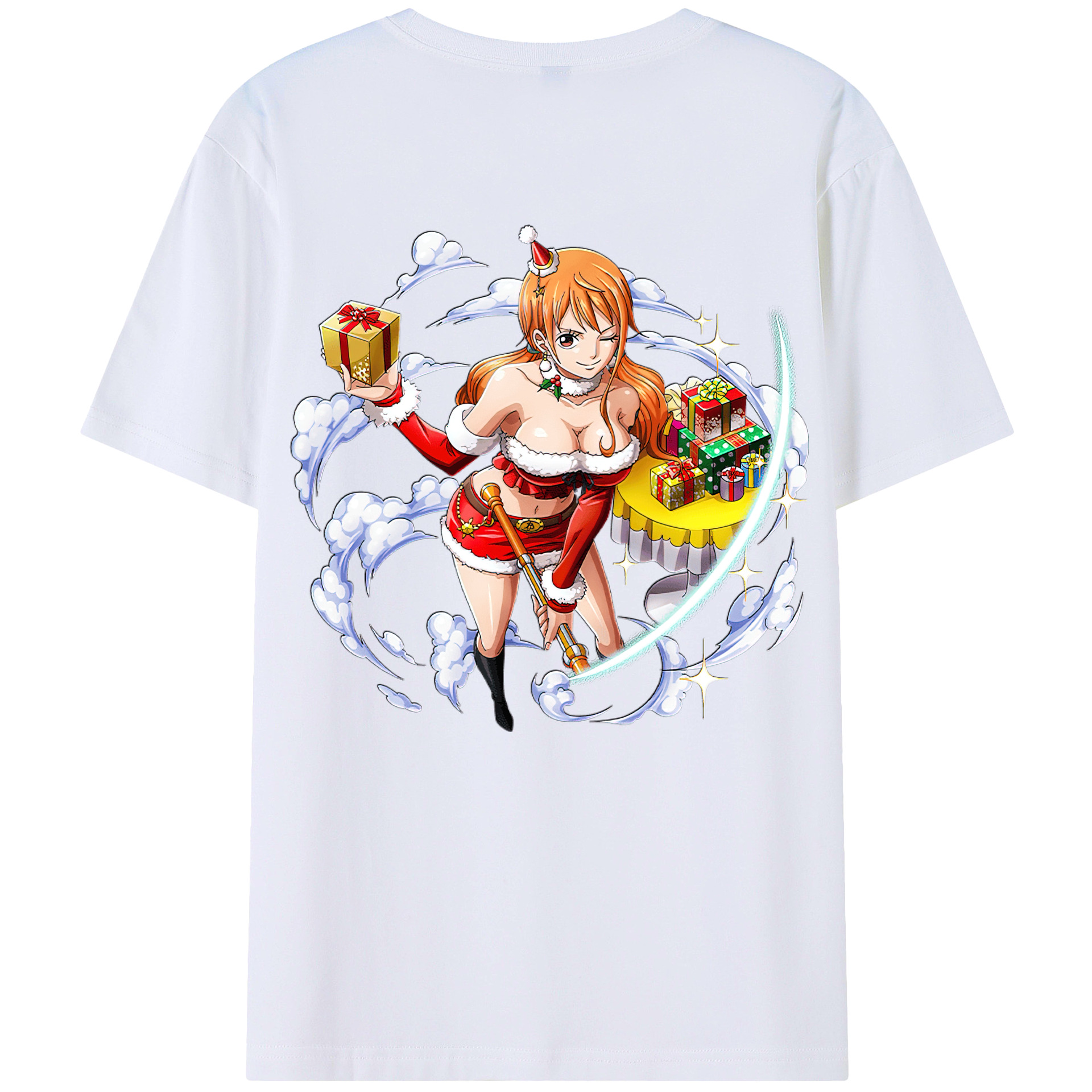 ワンピース ナミ ONE PIECE Nami 綿100％半袖Tシャツ（背面プリント）
