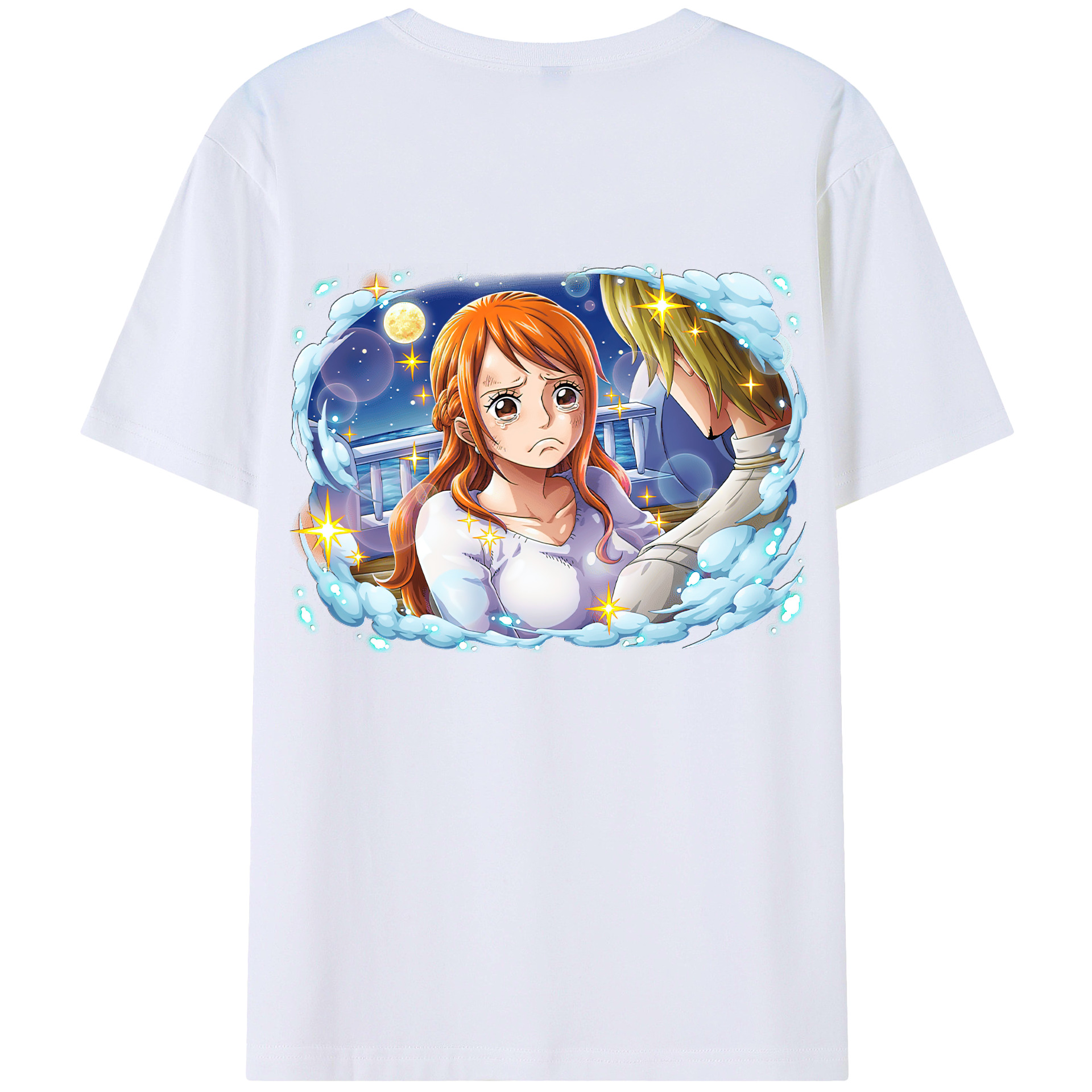ワンピース ナミ ONE PIECE Nami 綿100％半袖Tシャツ（背面プリント）